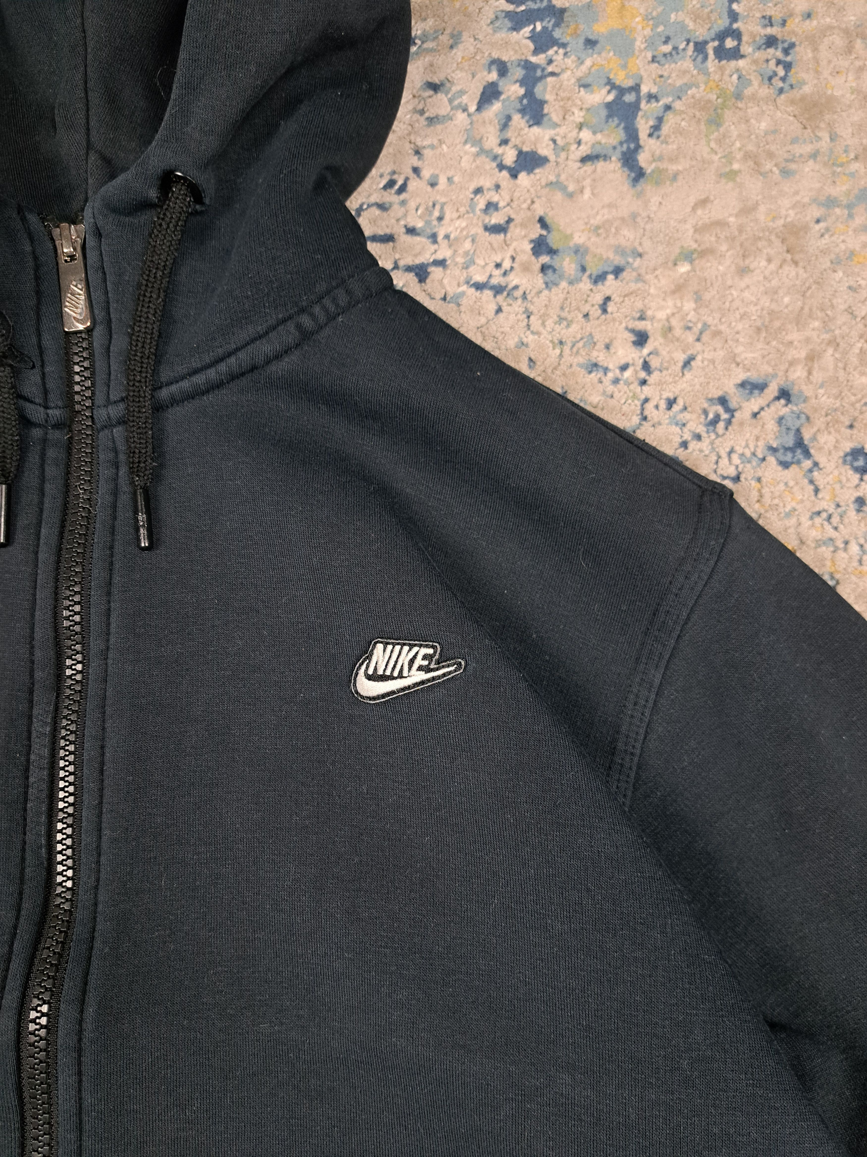 Nike Vintage 00s Nike Zip Up Hoodie Boxy Fit y2k Archive Size US L / EU 52-54 / 3 - 3 Thumbnail