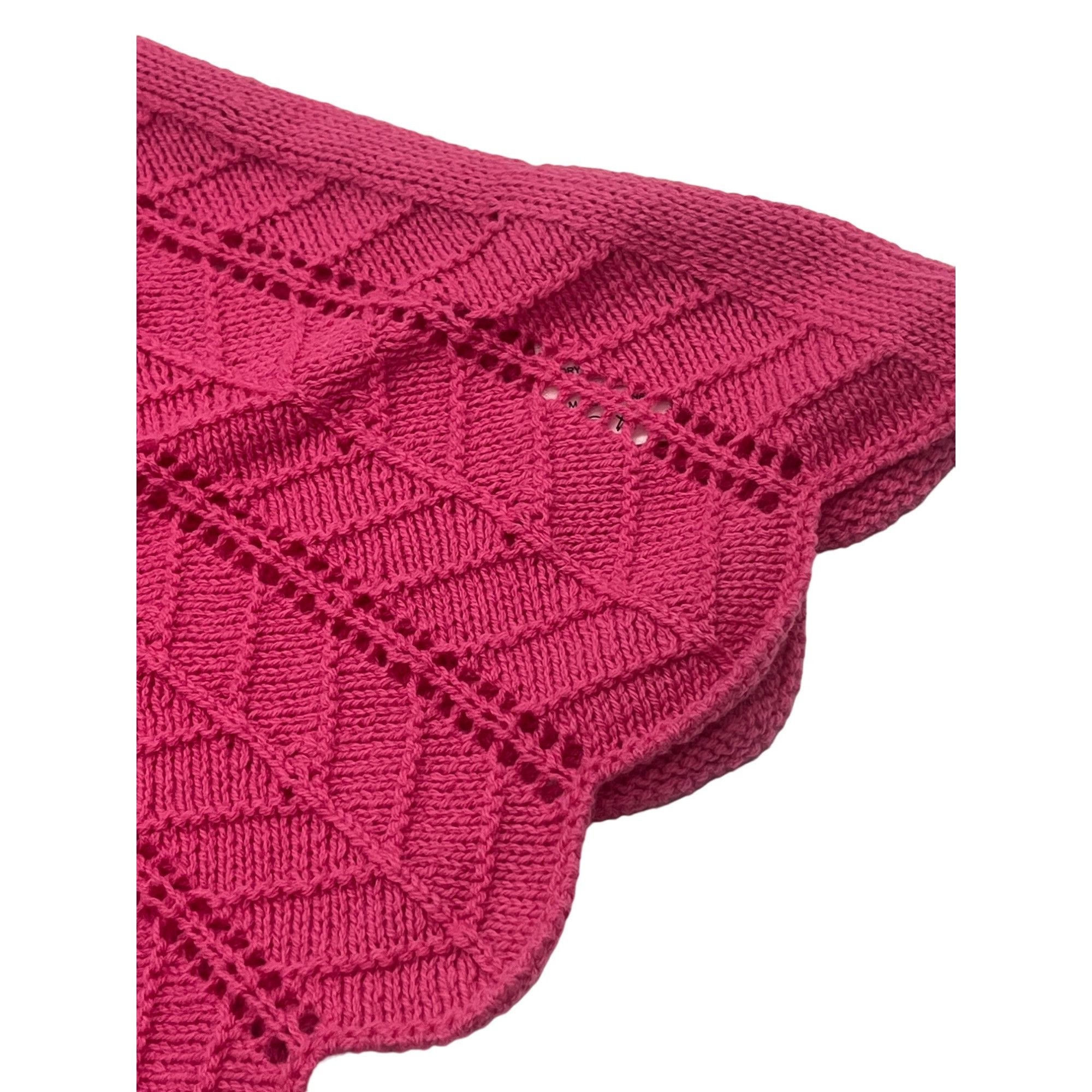 Other LUSH Crochet Knit Sweater Tank Top In Hot Pink, Sz. M Size M / US 6-8 / IT 42-44 - 9 Thumbnail
