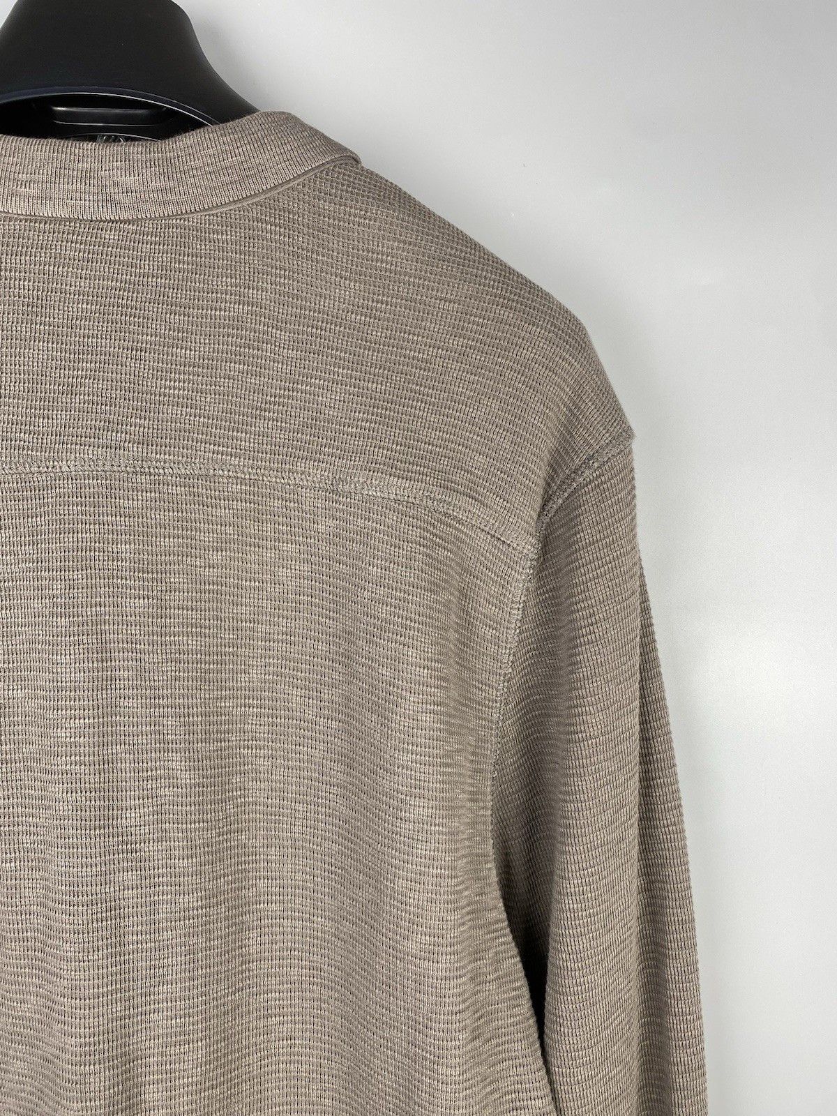 Allsaints Allsaints Cotton Waffle Knit Casual Clash Polo Shirt Size US M / EU 48-50 / 2 - 15 Thumbnail