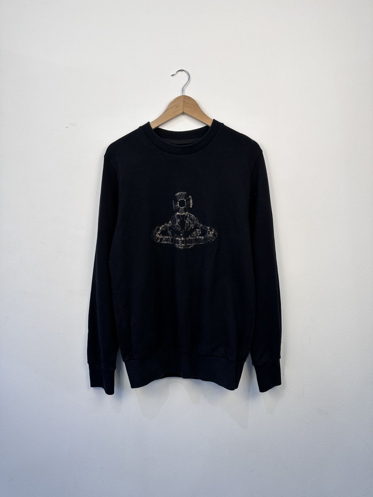 Vivienne Westwood Vivienne Westwood MAN Black Sweatshirt Orb Logo Size L Size US L / EU 52-54 / 3 - 1 Thumbnail