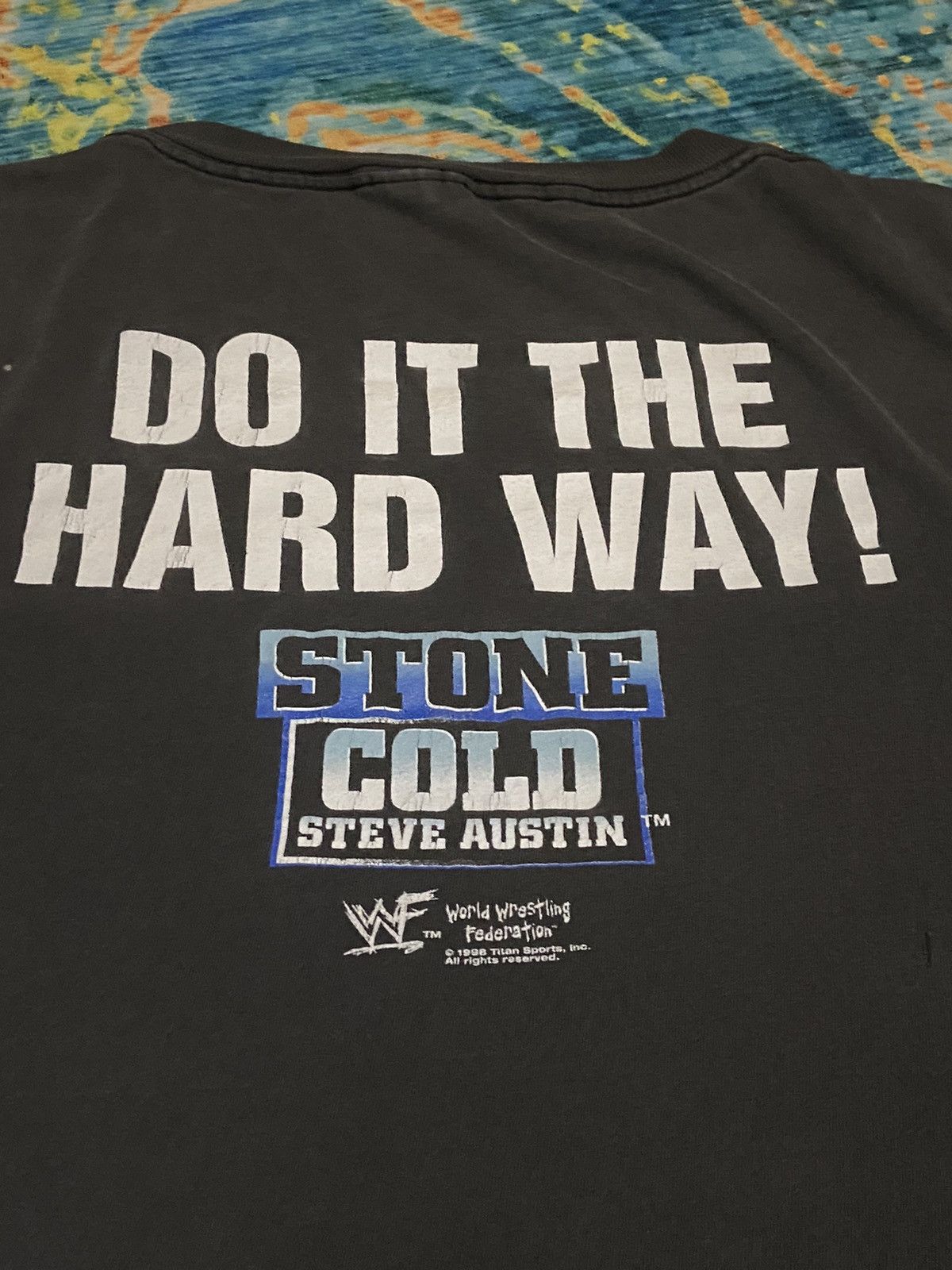 WWE Vintage 1998 wwf stone cold Steve austin fade rare size 5xl Size US XXL / EU 58 / 5 - 11 Thumbnail