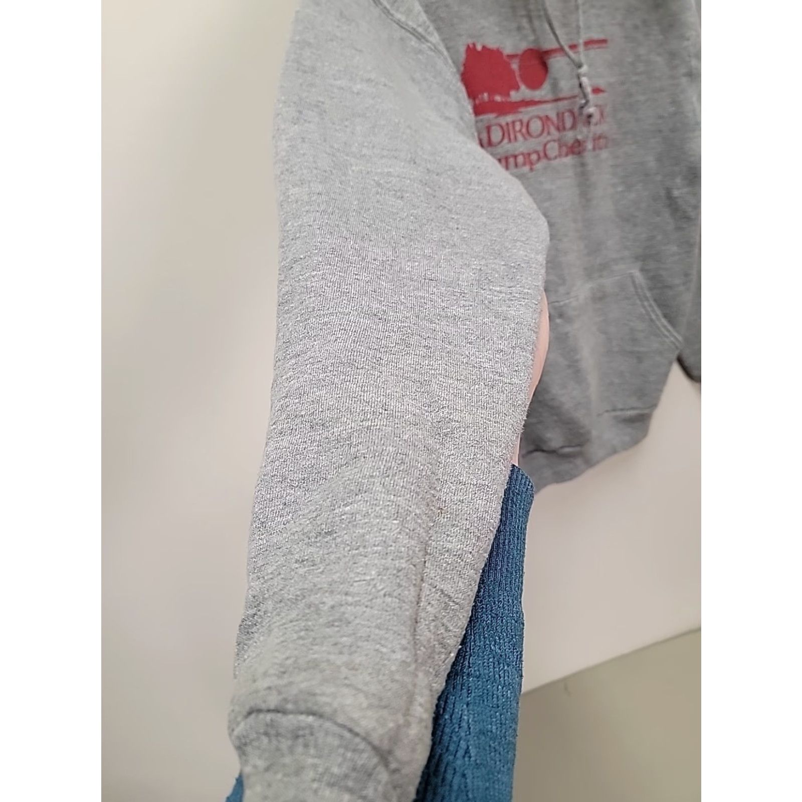 Russell Athletic VINTAGE Russell Athletic Hoodie Mens Small Gray Adirondack Camp Cherith Tri Blend Size US S / EU 44-46 / 1 - 3 Thumbnail