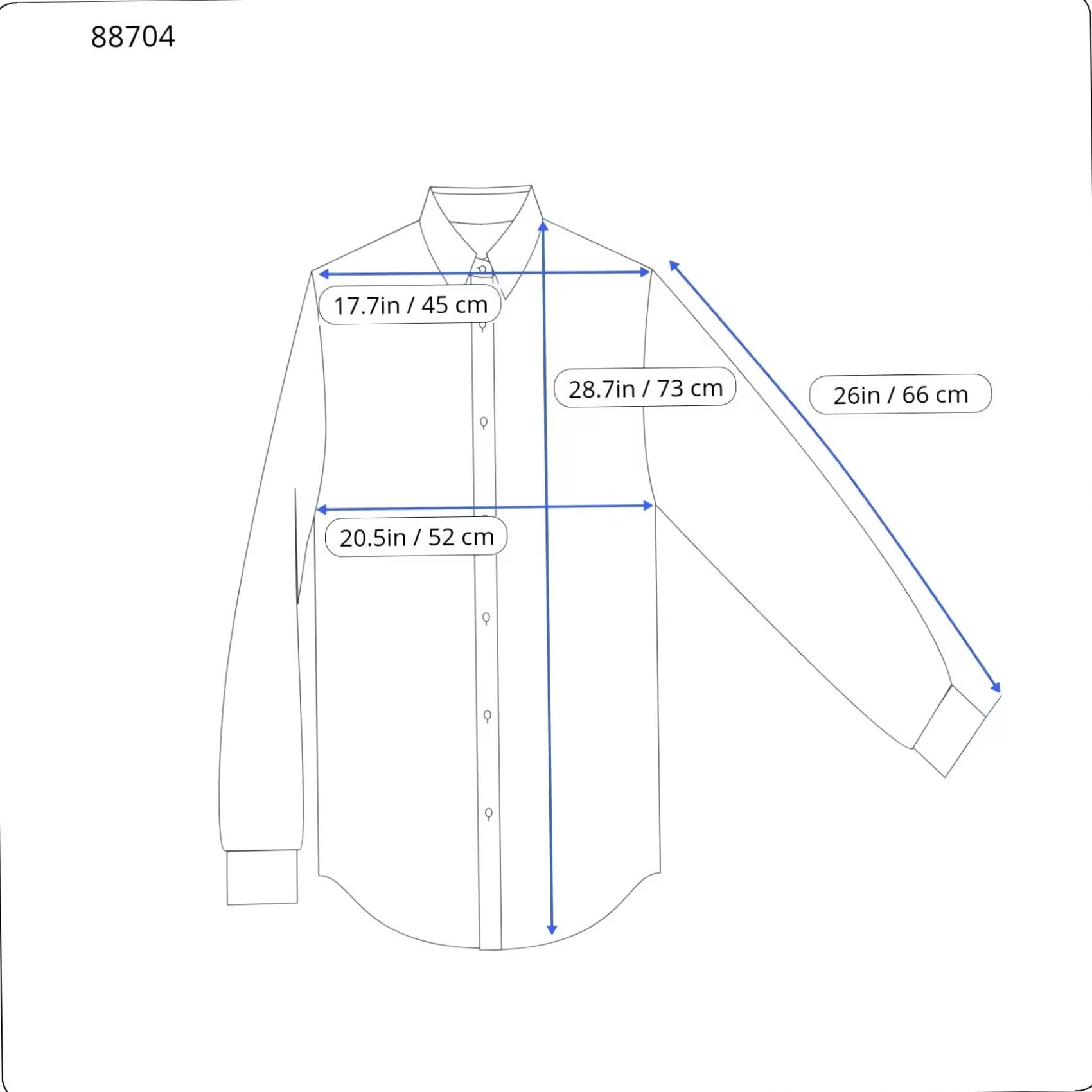 Suitsupply Suitsupply Extra Slim Fit Formal Shirt Mens XS Cutaway Collar Button Up Size 34R - 3 Thumbnail