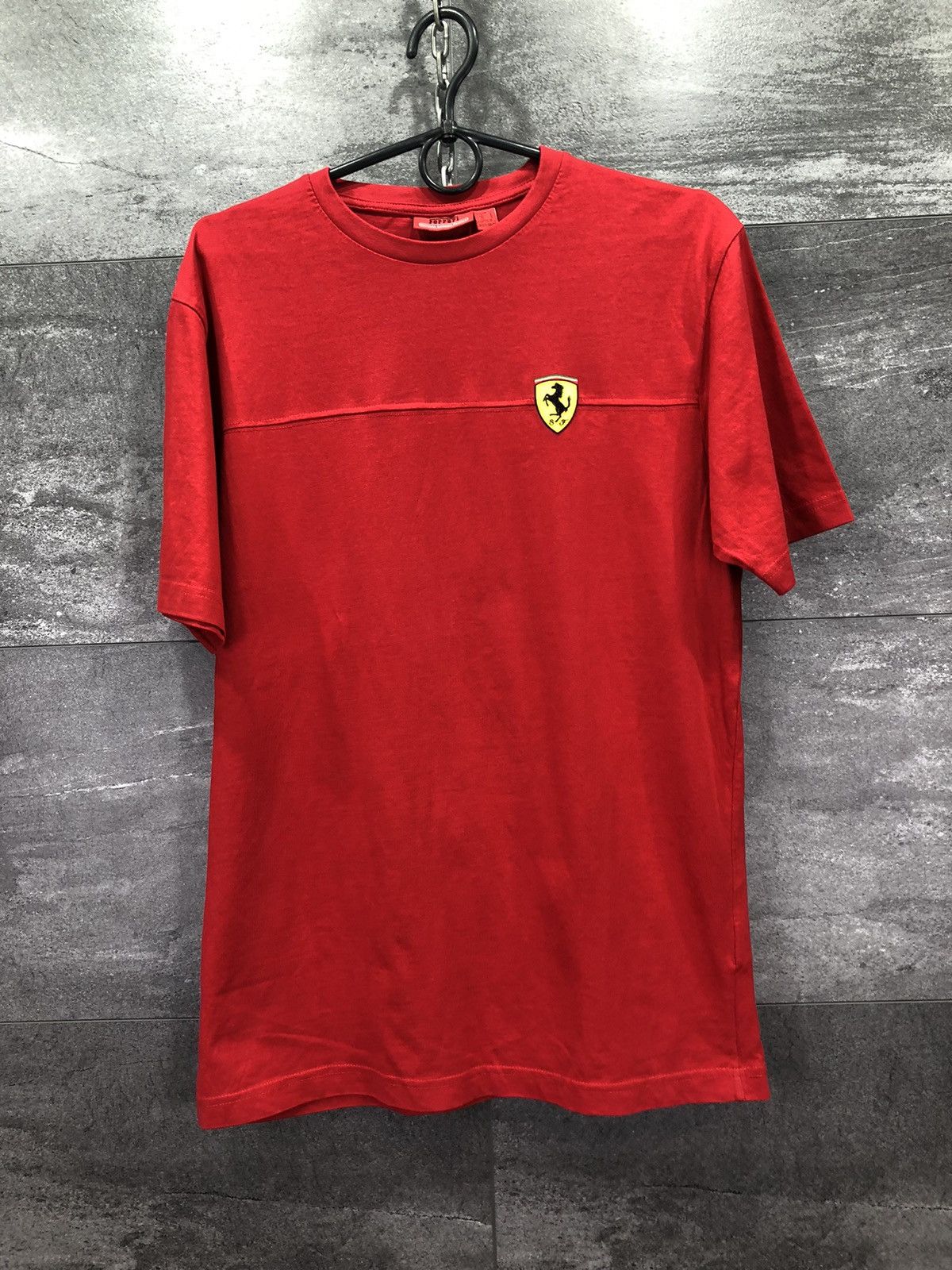 Pre-owned Ferrari X Formula Uno Vintage Ferrari Logo Red T-shirt Racing Ferrari Formula One