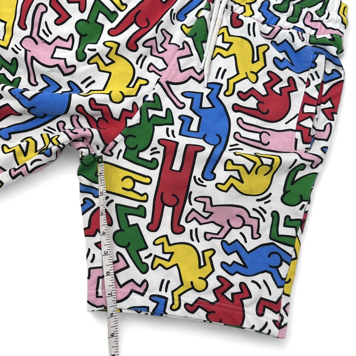 Other Men’s Keith Haring Shorts Jogger Rainbow Doodle Retro 90s Size US 29 - 7 Thumbnail
