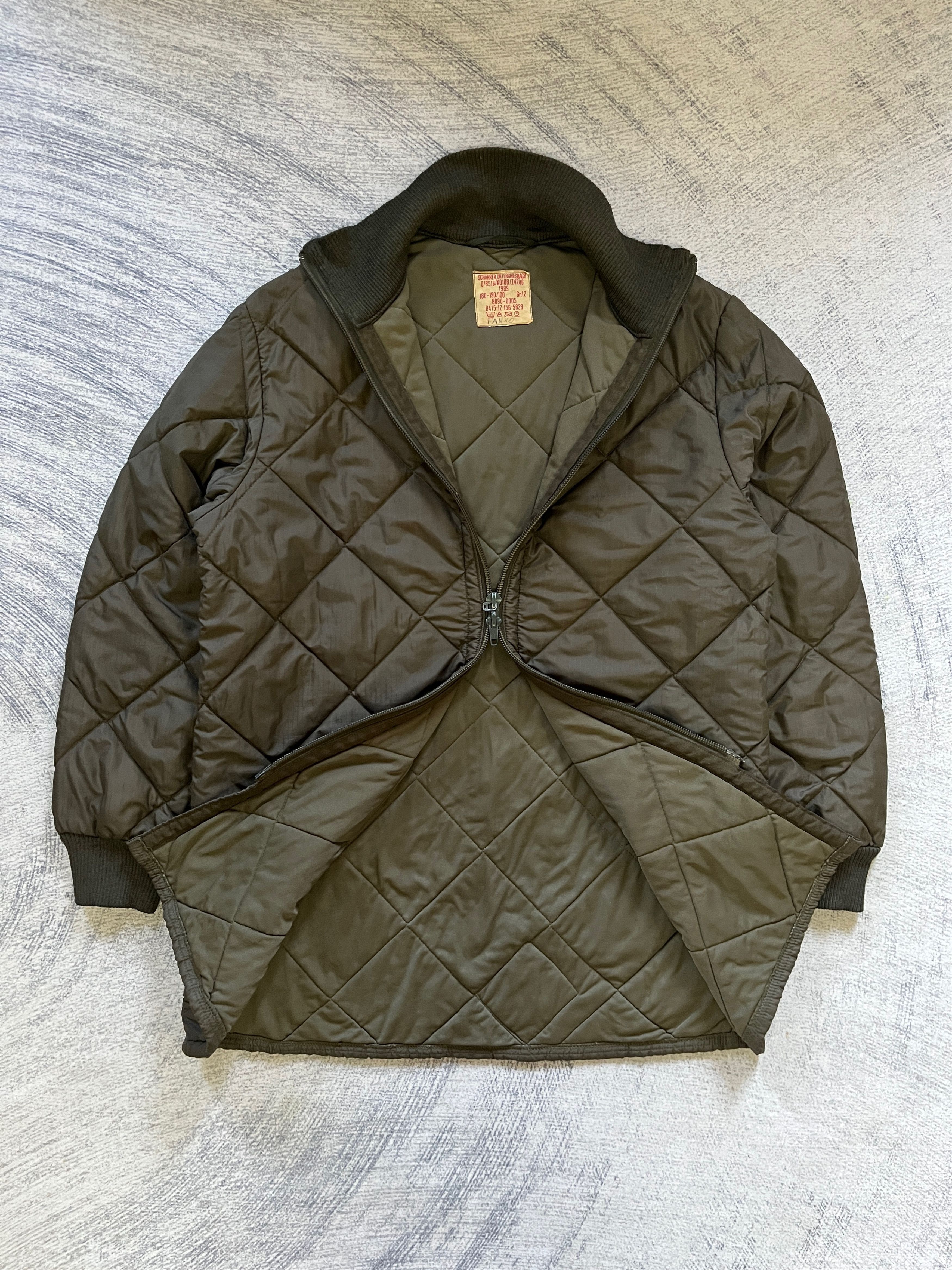 Vintage 1989 Germany Army Scharrer Quilted Jacket Size US L / EU 52-54 / 3 - 9 Thumbnail