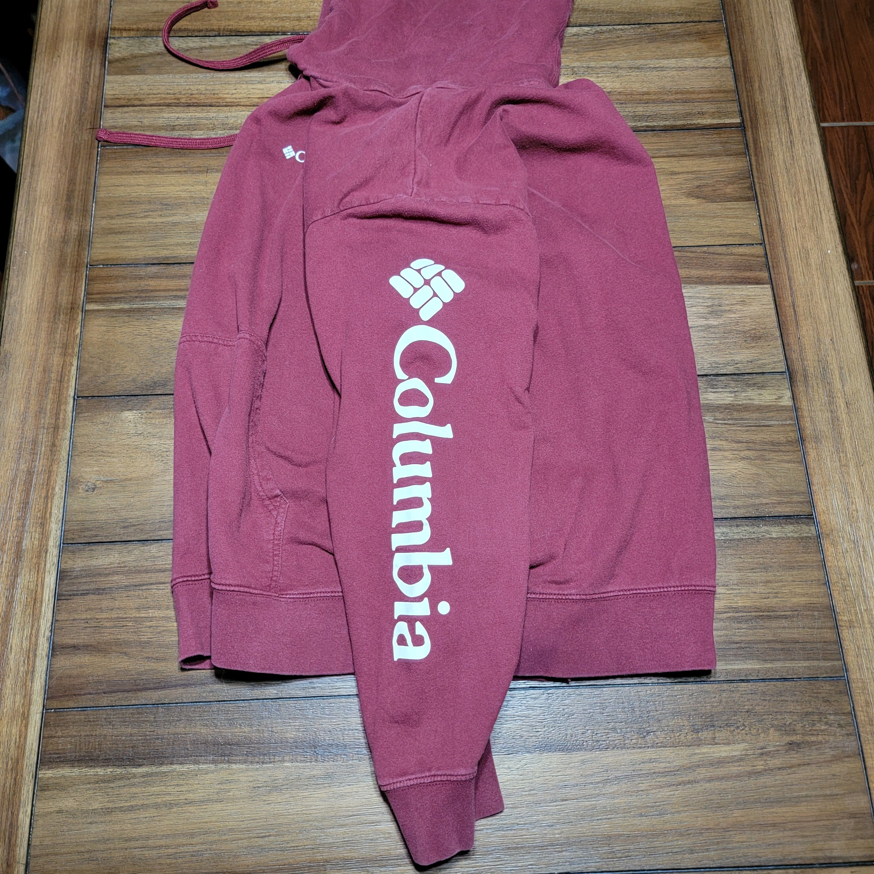 Columbia Columbia LS Burgundy Unisex Hoodie - Size XL Size US XL / EU 56 / 4 - 3 Thumbnail