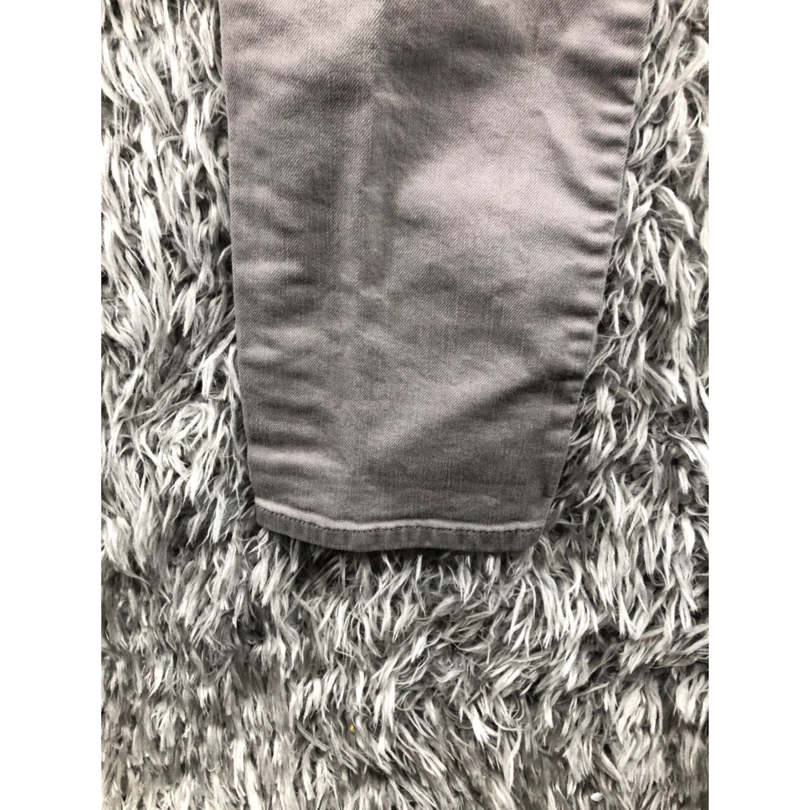 Banana Republic Banana Republic Slim Straight Pants Womens Gray 27 Long - Regular Rise Flat Front Knit Polyester Chino Style Slimming 32 Inseam Casual Formal Size 27" / US 4 / IT 40 - 7 Thumbnail