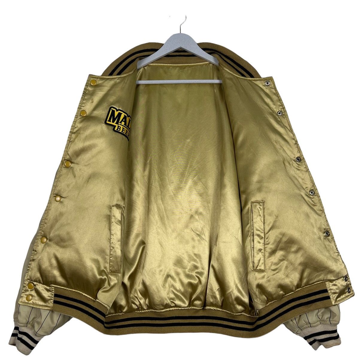 Japanese Brand 🔥 VINTAGE MALTS REVERSIBLE BASEBALL BOMBER JACKET Size US L / EU 52-54 / 3 - 13 Thumbnail