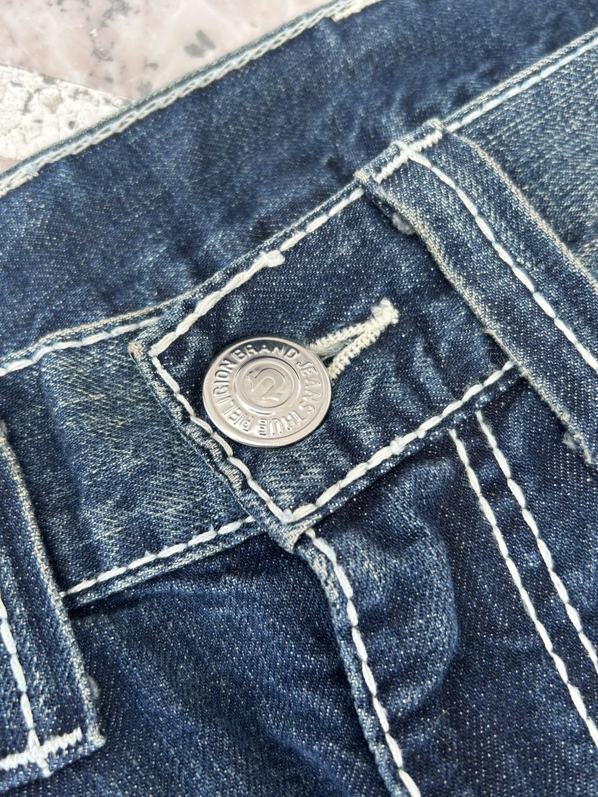True Religion True Religion Billy Waist 34 Vintage Denim Size US 34 / EU 50 - 6 Thumbnail
