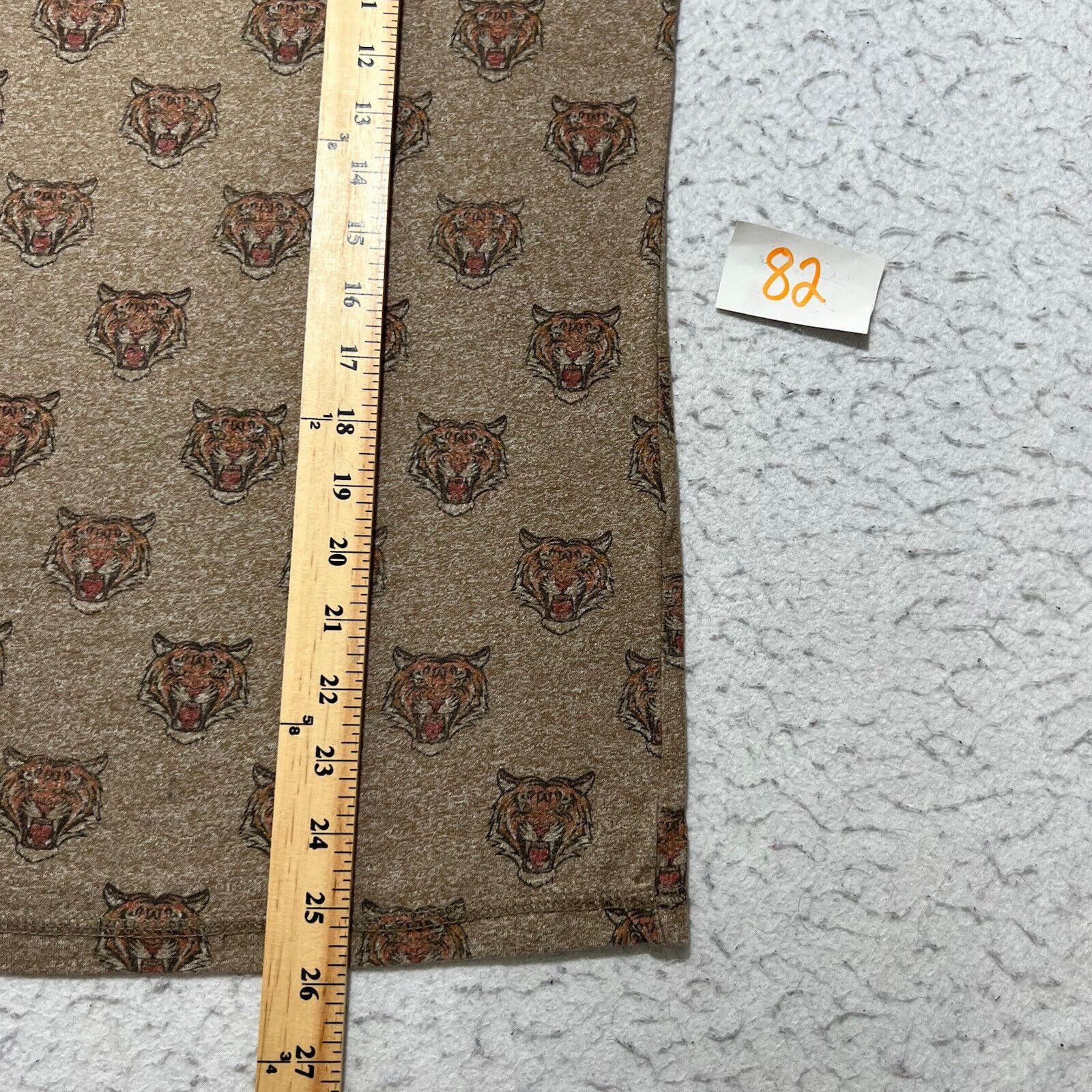 Other Creative Destruction Tiger Pattern Brown Graphic T Shirt Size US S / EU 44-46 / 1 - 8 Thumbnail