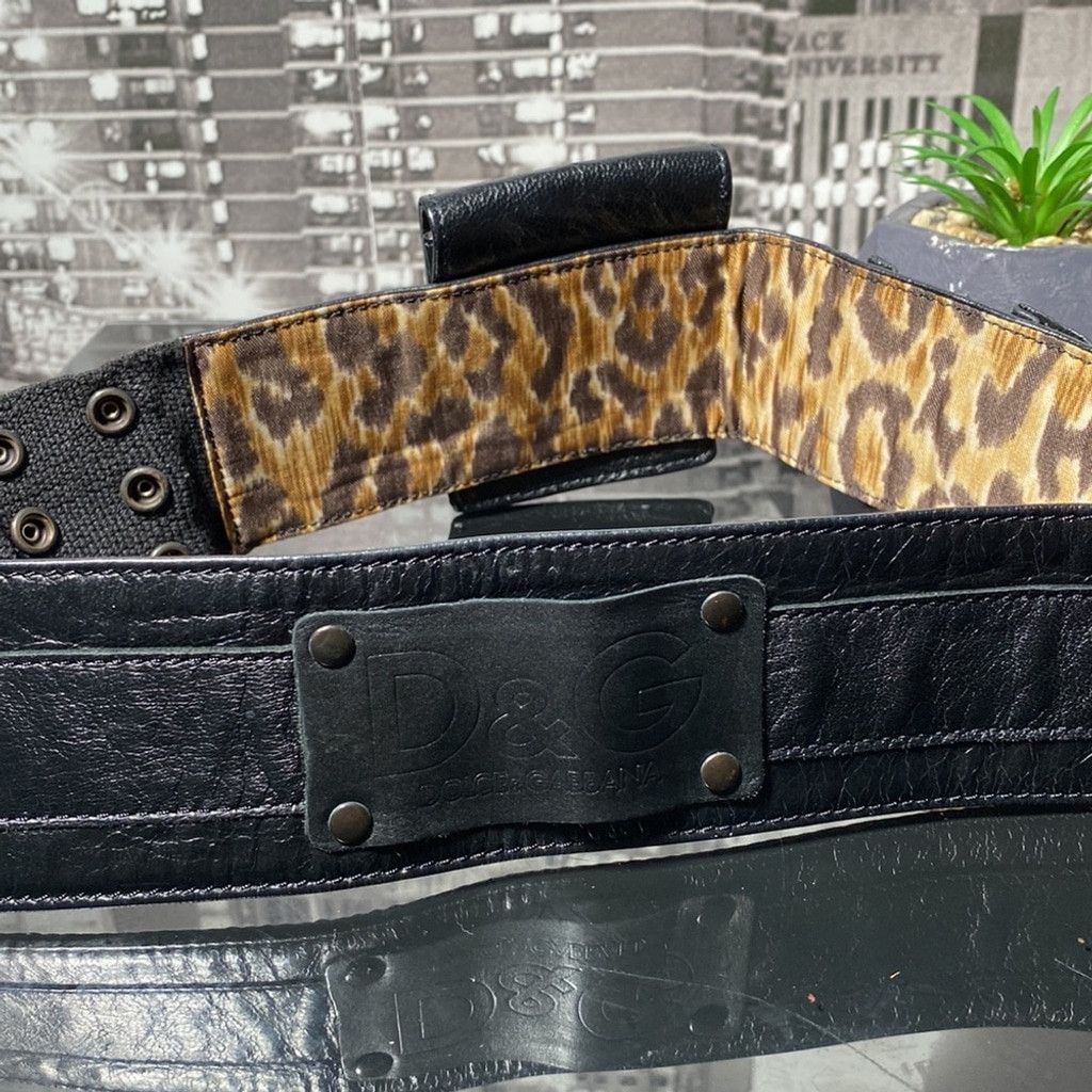Dolce & Gabbana Authentic DOLCE & GABBANA Leather Waist Pouch Belt Size ONE SIZE - 10 Thumbnail