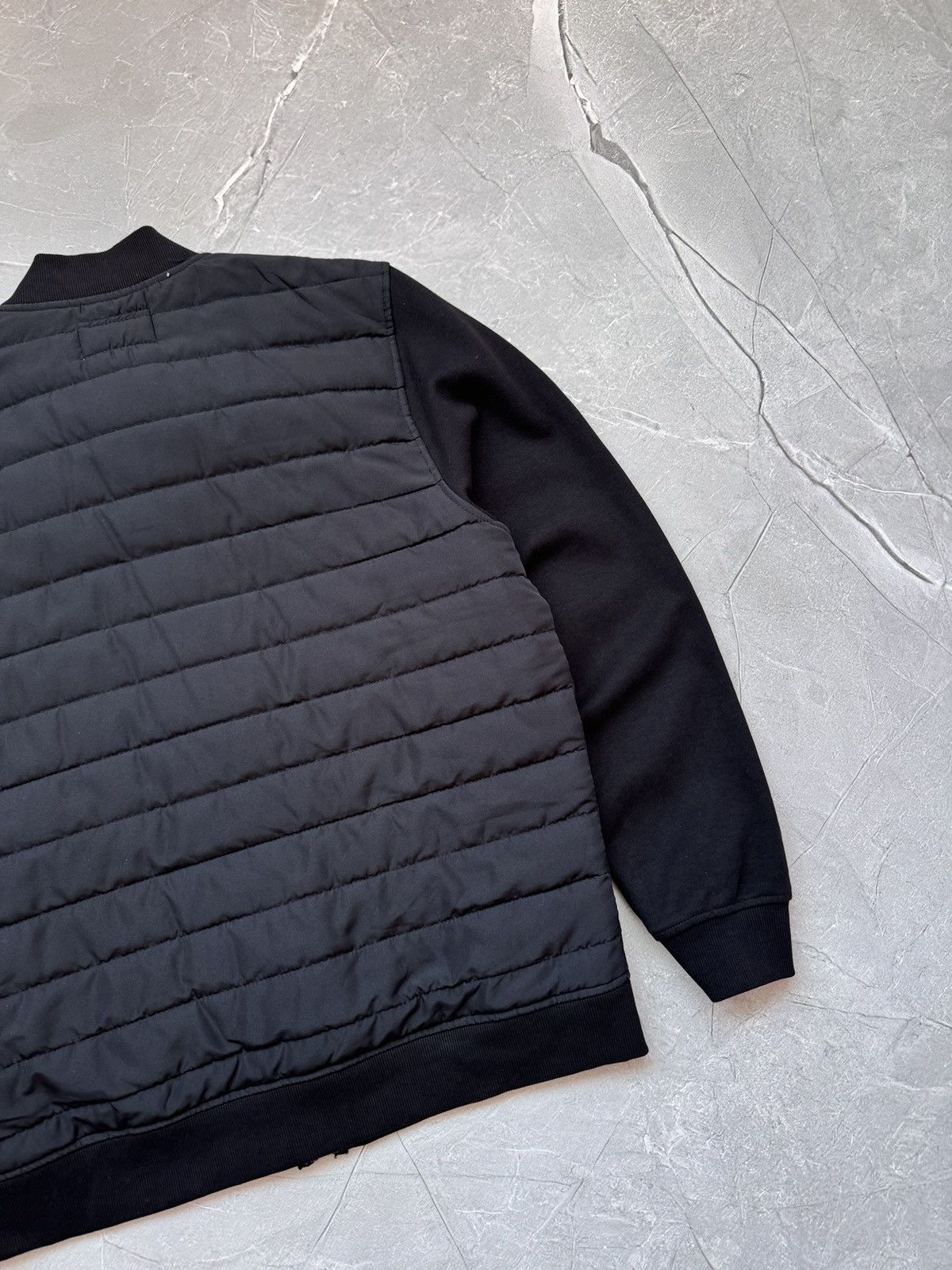 Folk Folk Nylon Cotton Quilted Light Bomber Jacket Black Size US L / EU 52-54 / 3 - 14 Thumbnail