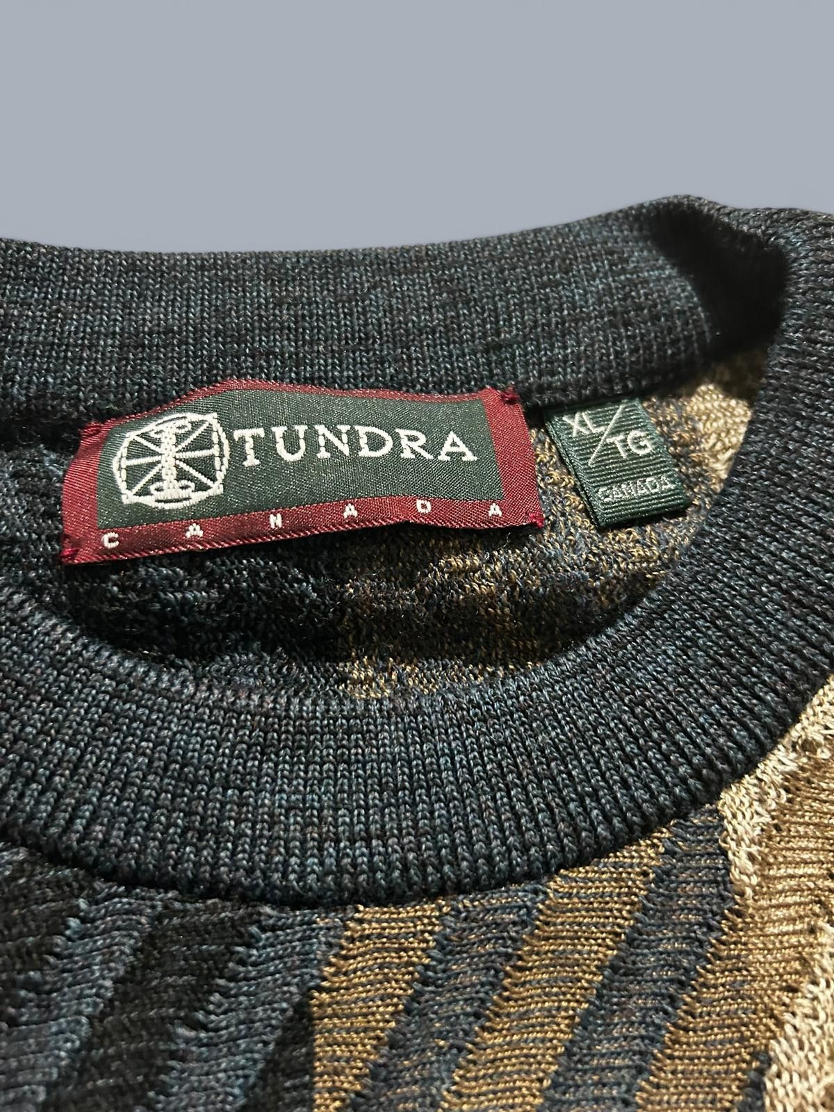 Tundra 3X Vintage Nineties 3D Coogi Tundra Knit Sweaters XL NWT Size US XL / EU 56 / 4 - 5 Thumbnail