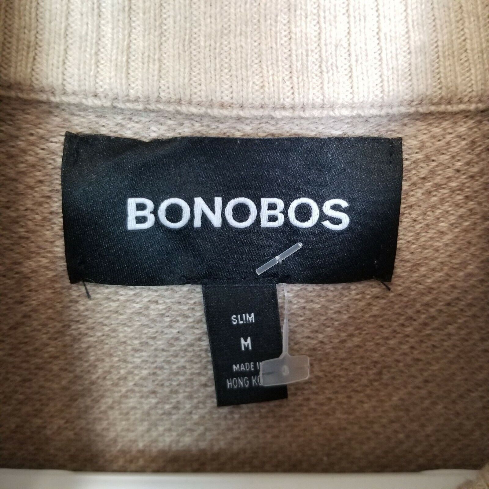 Bonobos Bonobos Mens Cotton Cashmere Sweater Neutral Minimalist Size US M / EU 48-50 / 2 - 6 Thumbnail
