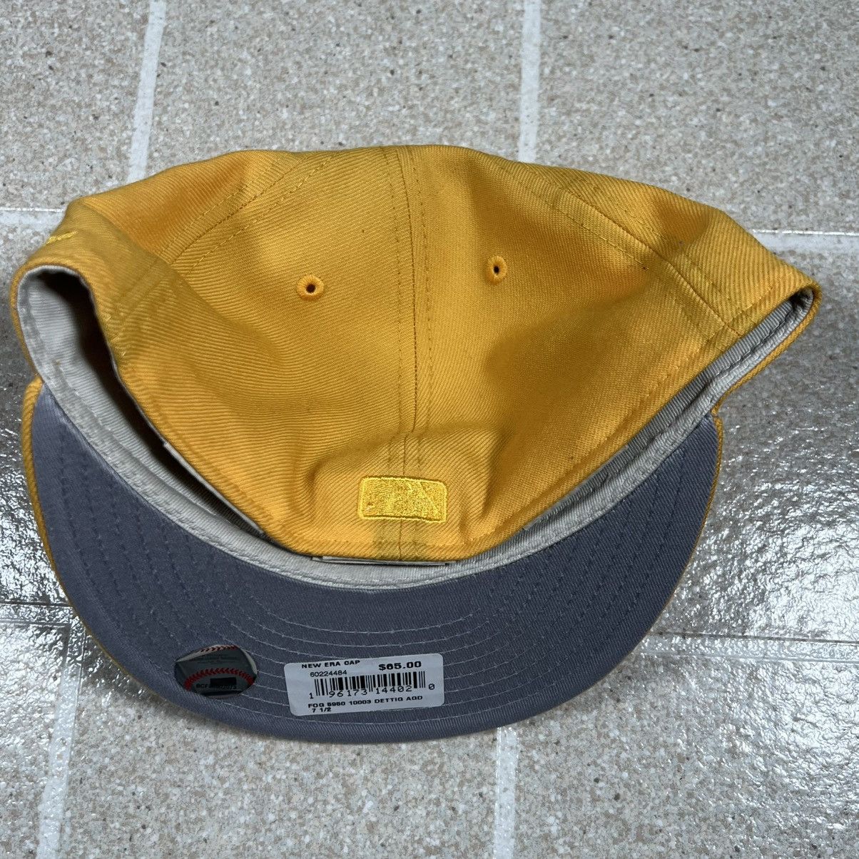 Essentials × Fear of God × New Era New Era X Fear of God Essentials Fitted Hat sz 7 1/2 Yellow Size ONE SIZE - 4 Thumbnail