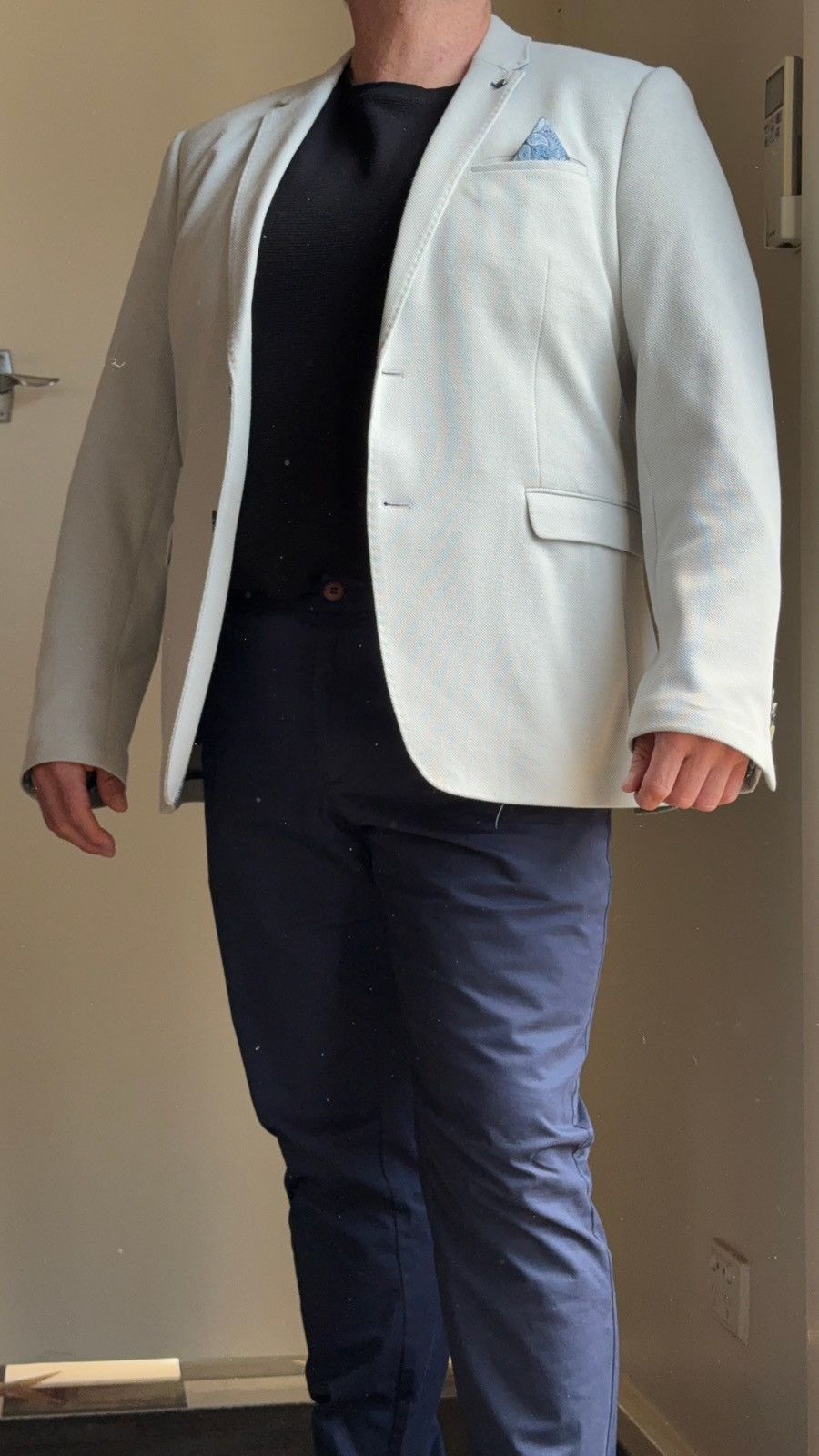 Other Politix light blue slim fit suit jacket Size XXL Size 52R - 7 Thumbnail