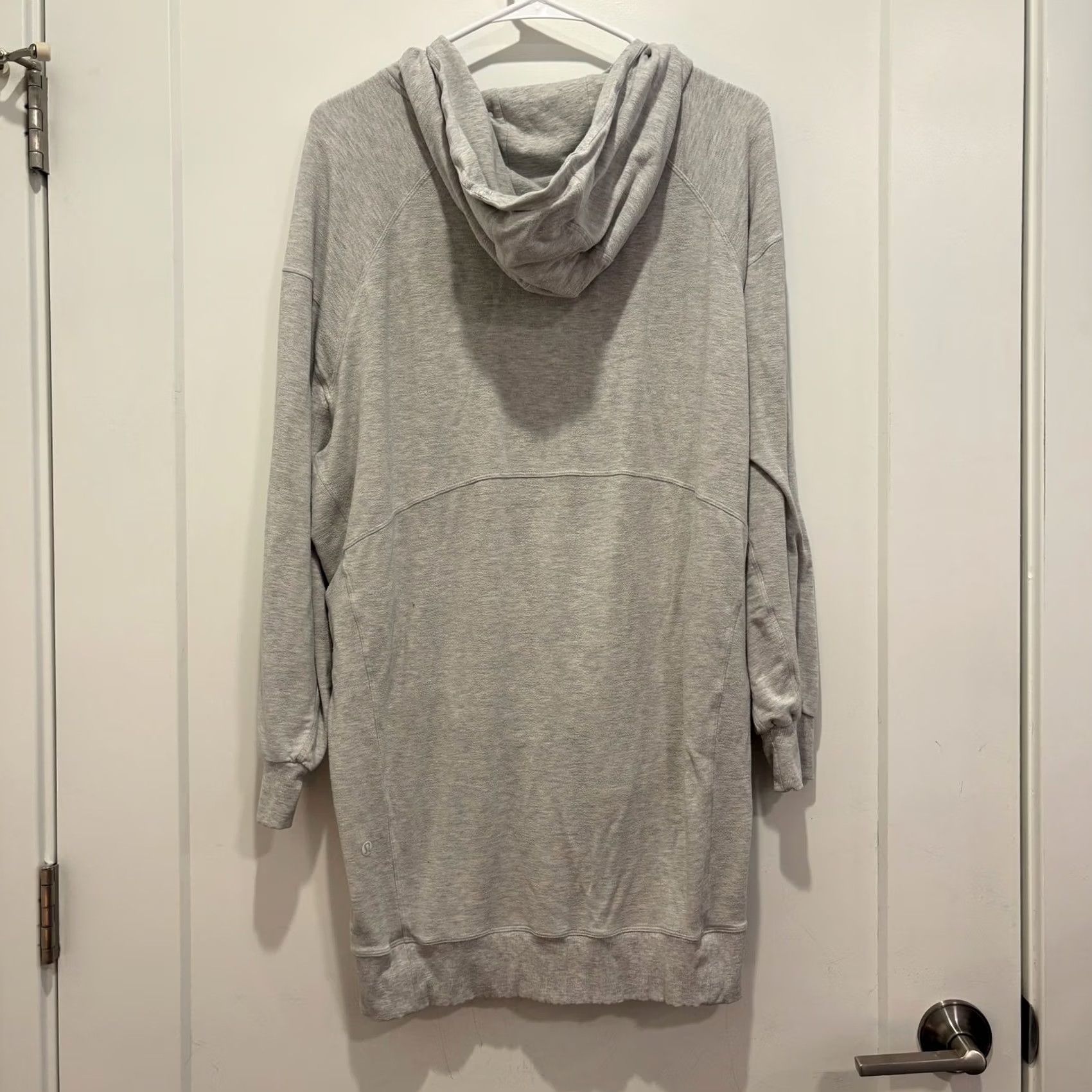 Lululemon Lululemon Gray Heathered Core Hoodie Dress XS/S Raglan Sleeve Pockets Size XS / US 0-2 / IT 36-38 - 4 Thumbnail