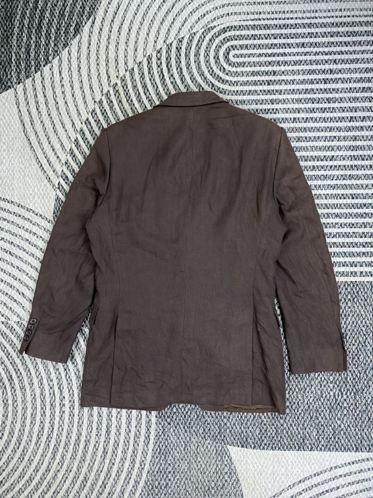 Polo Ralph Lauren Vintage Polo Ralph Lauren Double Button Brown Blazer Size US M / EU 48-50 / 2 - 2 Thumbnail