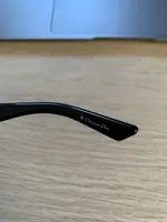 Dior Christian Dior '00s Black Wide Plastic Frame Sunglasses Brwn Size ONE SIZE - 4 Thumbnail