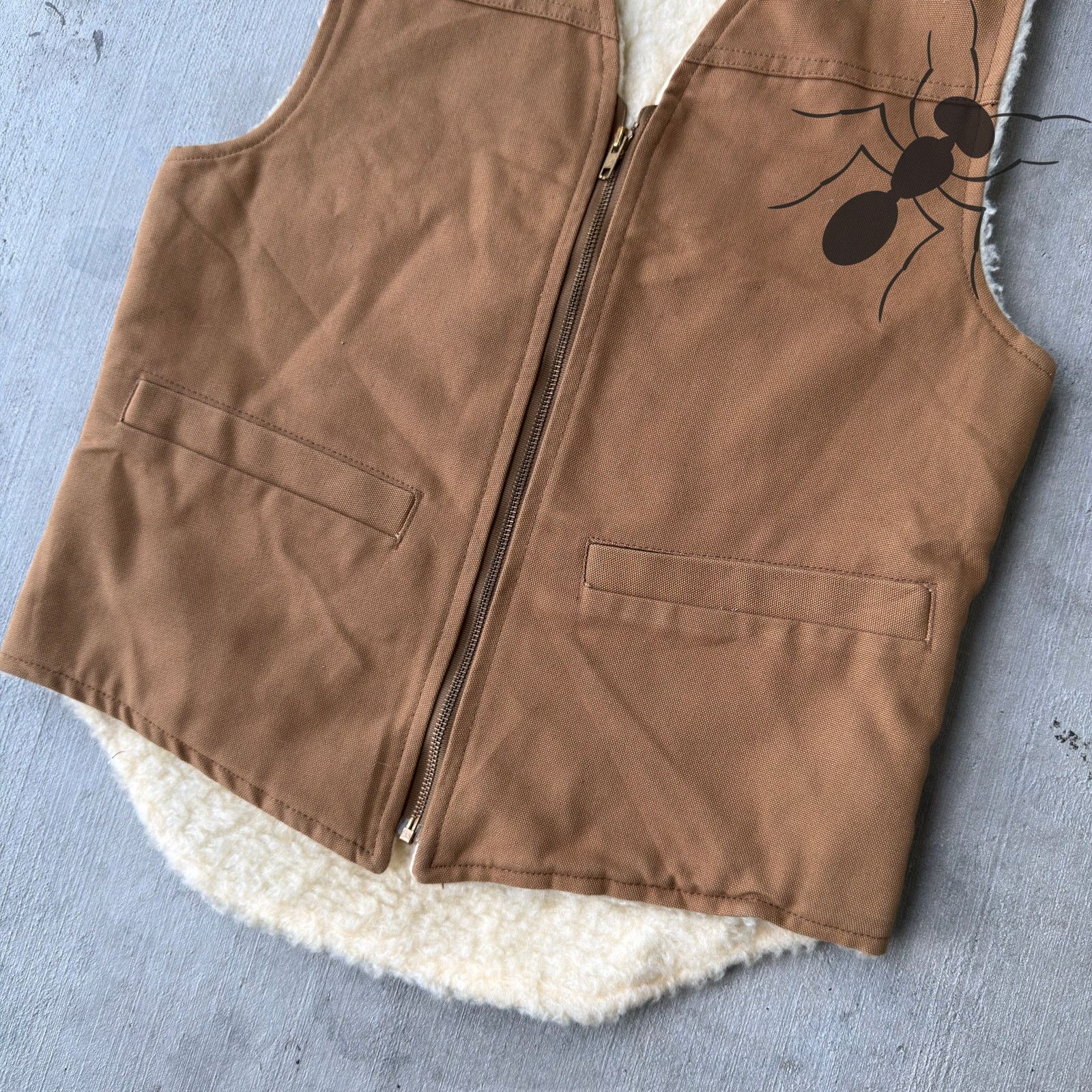 Carhartt × Vintage Carhartt 6SV brown work wear vest Size US S / EU 44-46 / 1 - 2 Thumbnail