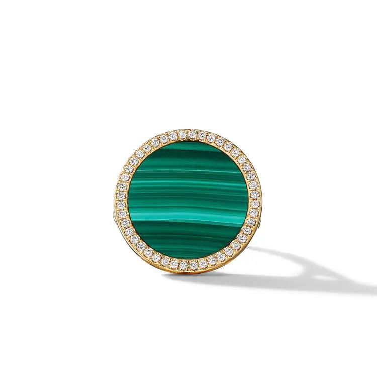 David Yurman o1s1wg111025 R17014D / Size 8 /Elements Ring in Golden/Green Size ONE SIZE - 2 Thumbnail