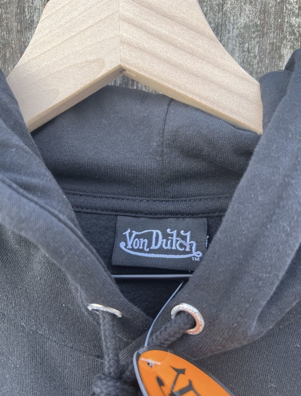 Von Dutch Official “Von Dutch” Embroidered Black Hoodie Small Size US S / EU 44-46 / 1 - 3 Thumbnail