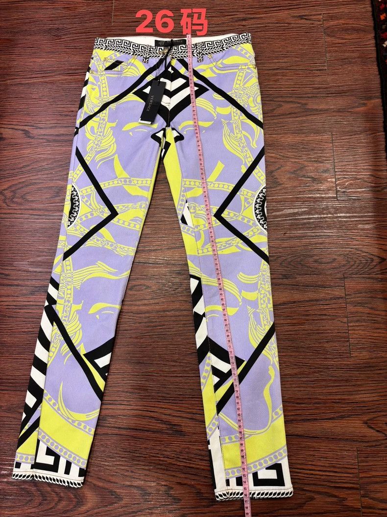 Versace Versace Trousers with geometric patterns Size US 26 / EU 42 - 4 Thumbnail