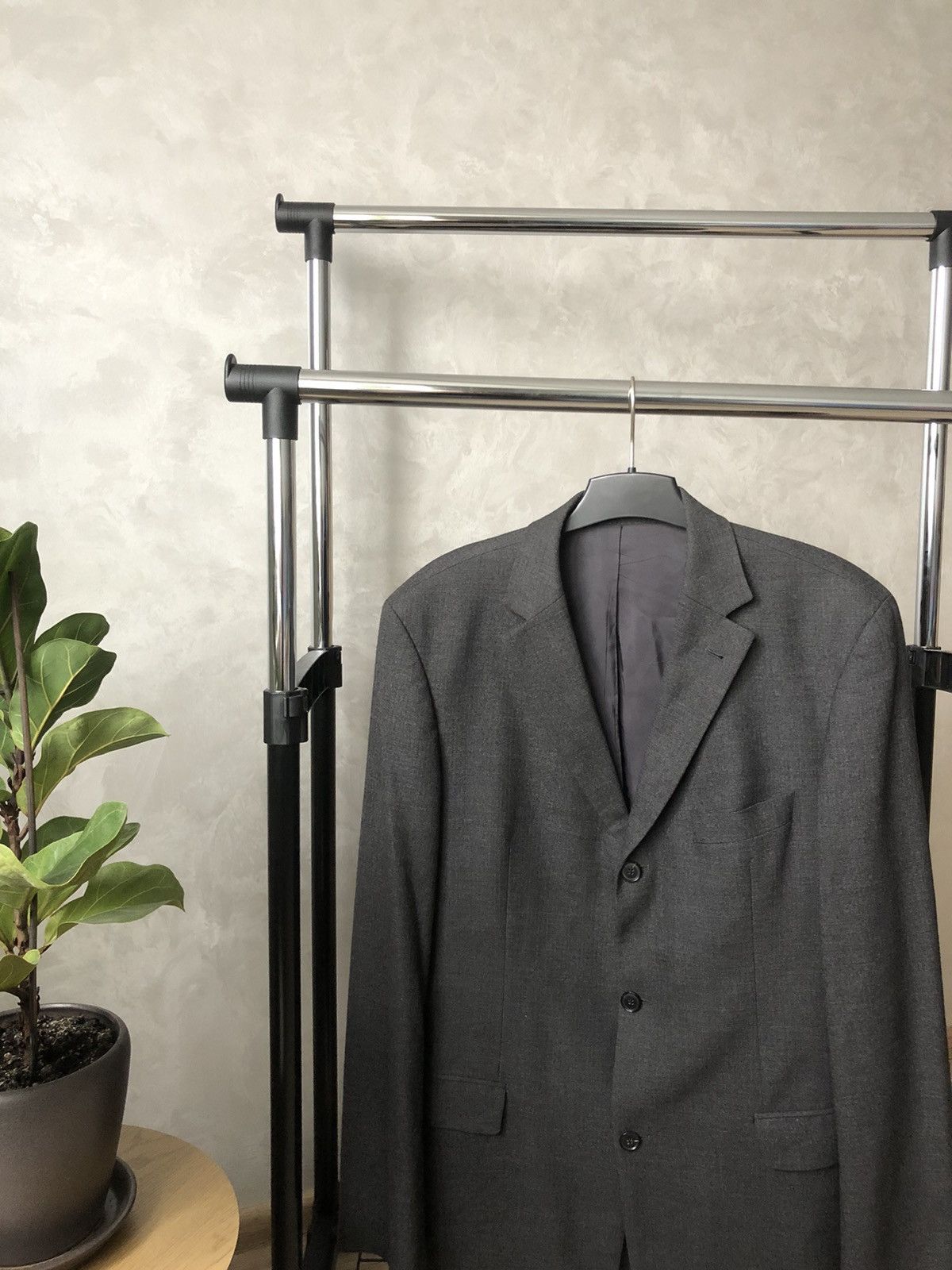 Hugo Boss Vintage Hugo Boss Loro Piana Wool Blazer Size 50R - 2 Thumbnail