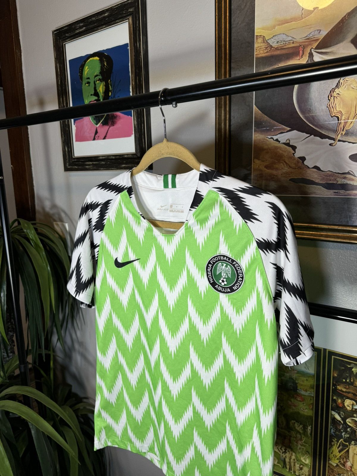 Nike Nike Nigeria Jersey Men Home Soccer Kit 2018 Size US S / EU 44-46 / 1 - 3 Thumbnail
