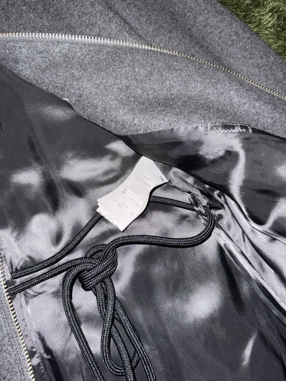 MM6 [38] MM6 Maison Margiela Two-Way Zip Wool Coat Grey Size XS / US 0-2 / IT 36-38 - 7 Thumbnail