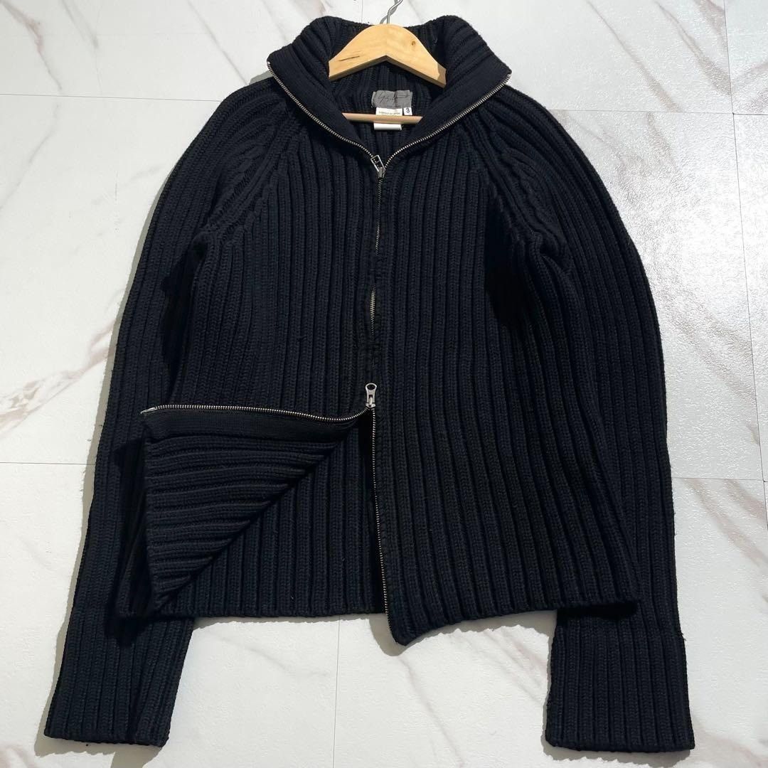 Yohji Yamamoto Yohji Yamamoto POUR HOMME 01AW Knit Black Size3 Size US L / EU 52-54 / 3 - 1 Thumbnail