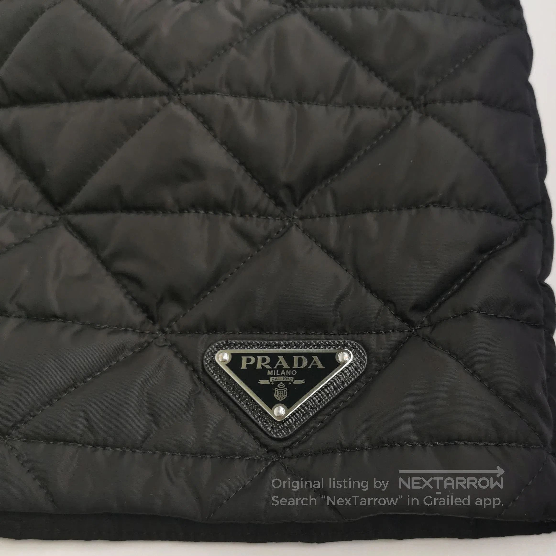 Prada Prada Quilted Logo Black Shorts Size 44 . Size 41" - 2 Thumbnail