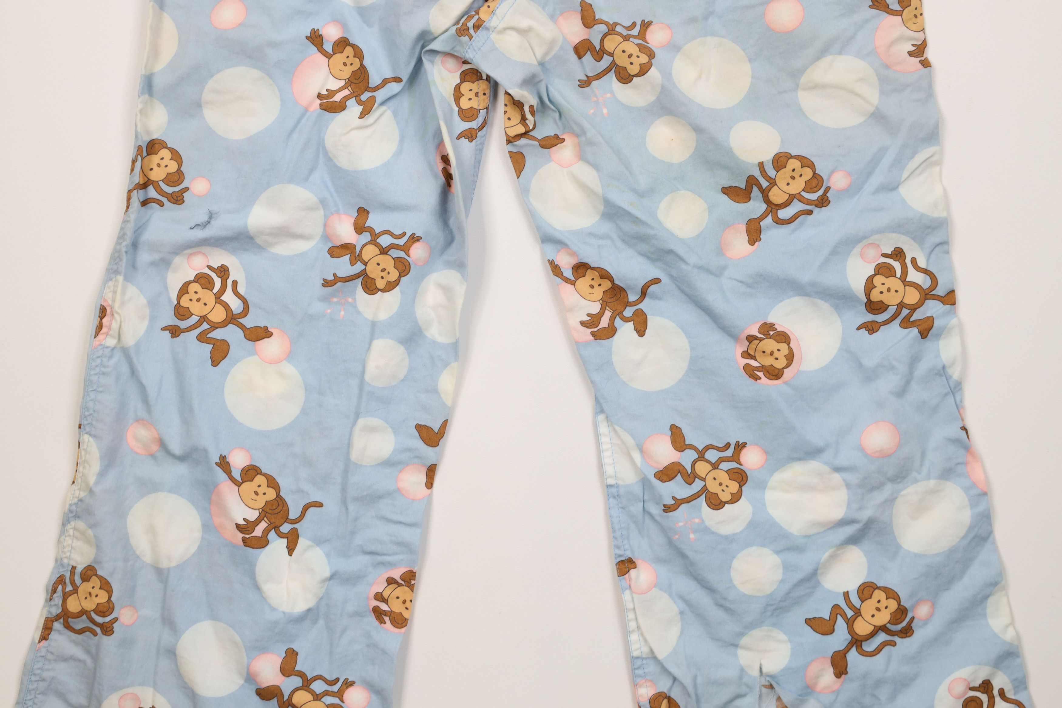 Aeropostale Vintage Y2K Aeropostale Babydoll Monkey Pajamas Pants Size 32" / US 10 / IT 46 - 13 Thumbnail