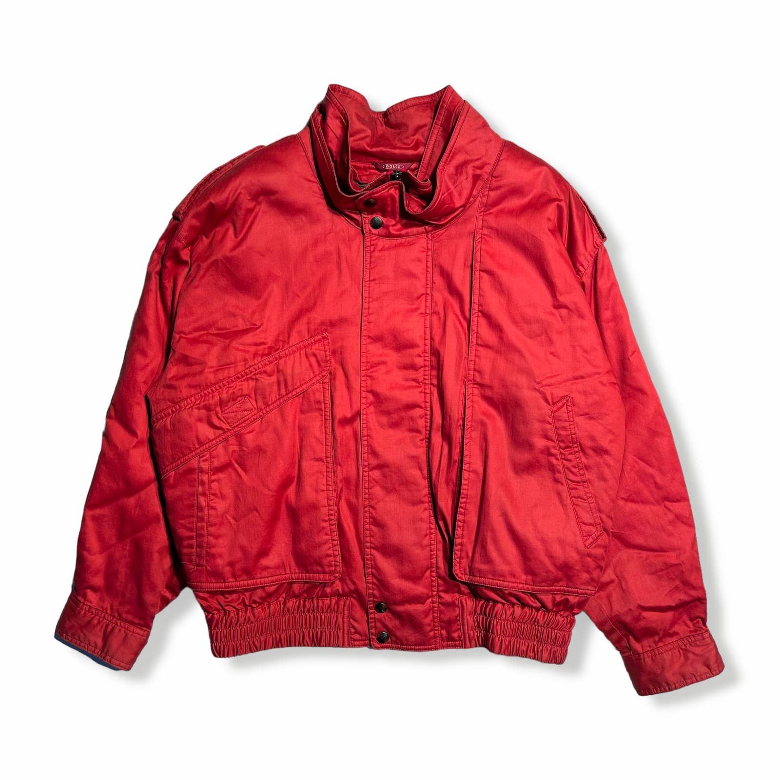 Vintage Dolce Fur Lined Pleated Jacket