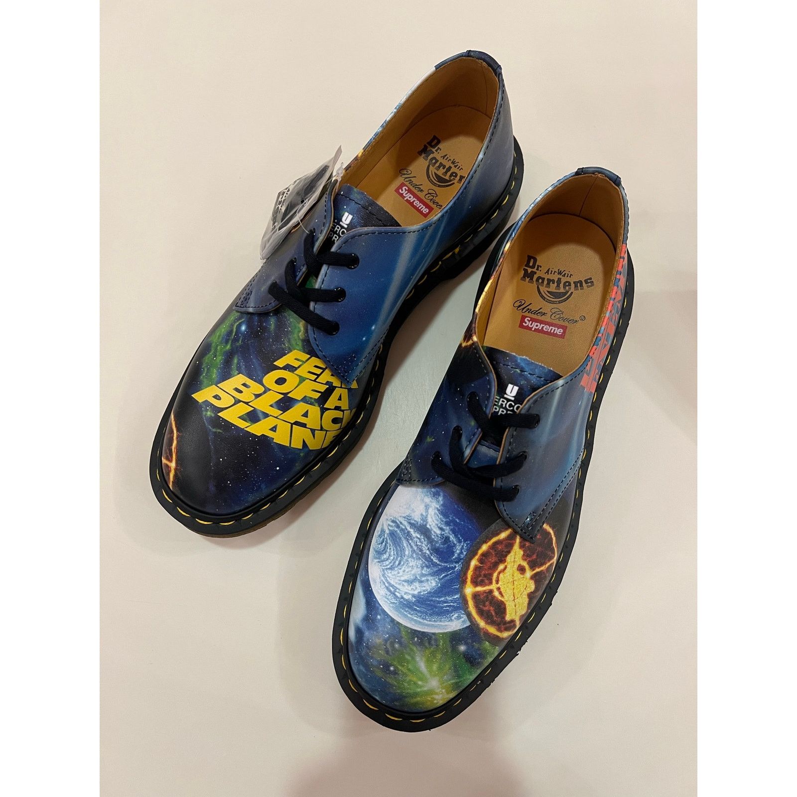 Public Enemy × Supreme × Undercover Dr Martens 3-Eye Supreme Undercover Public Enemy Size 10 DS Size US 10 / EU 43 - 4 Thumbnail