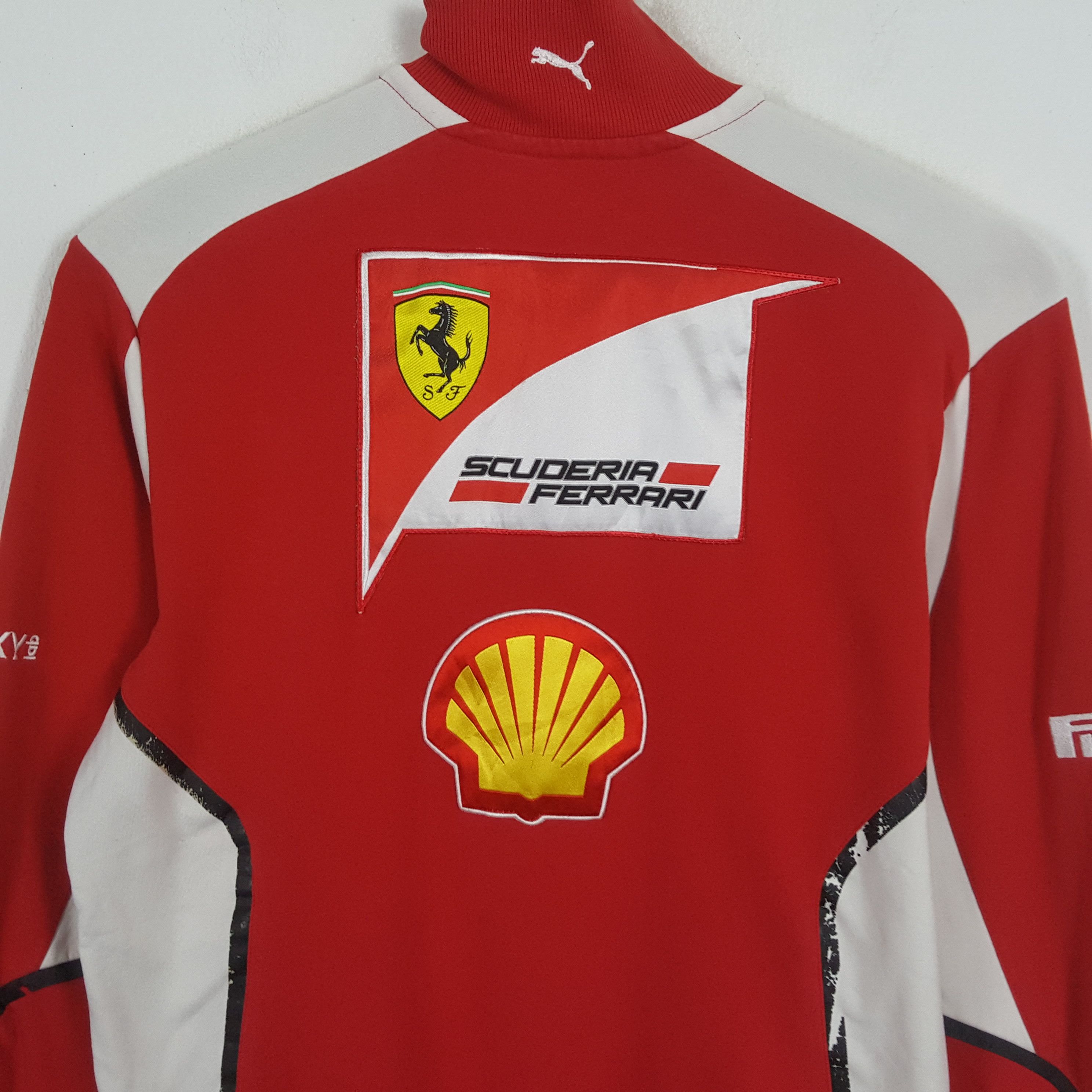 Ferrari × Puma × Vintage PUMA FERRARI SHELL Motorsports Half Zipper Sweatshirt Size US M / EU 48-50 / 2 - 4 Thumbnail