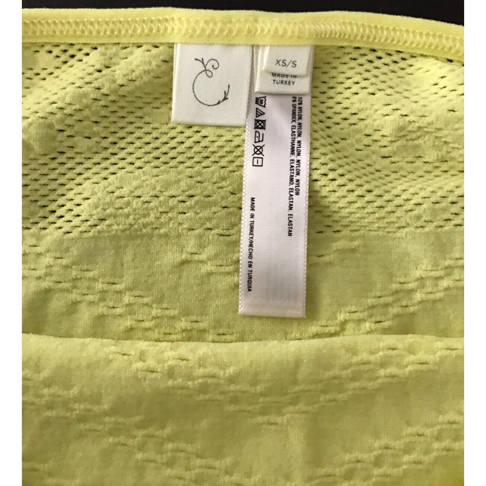 Anthropologie Anthropologie Eloise Yellow Chevron Print Cami/Camisole/Tank Size XS / US 0-2 / IT 36-38 - 6 Thumbnail