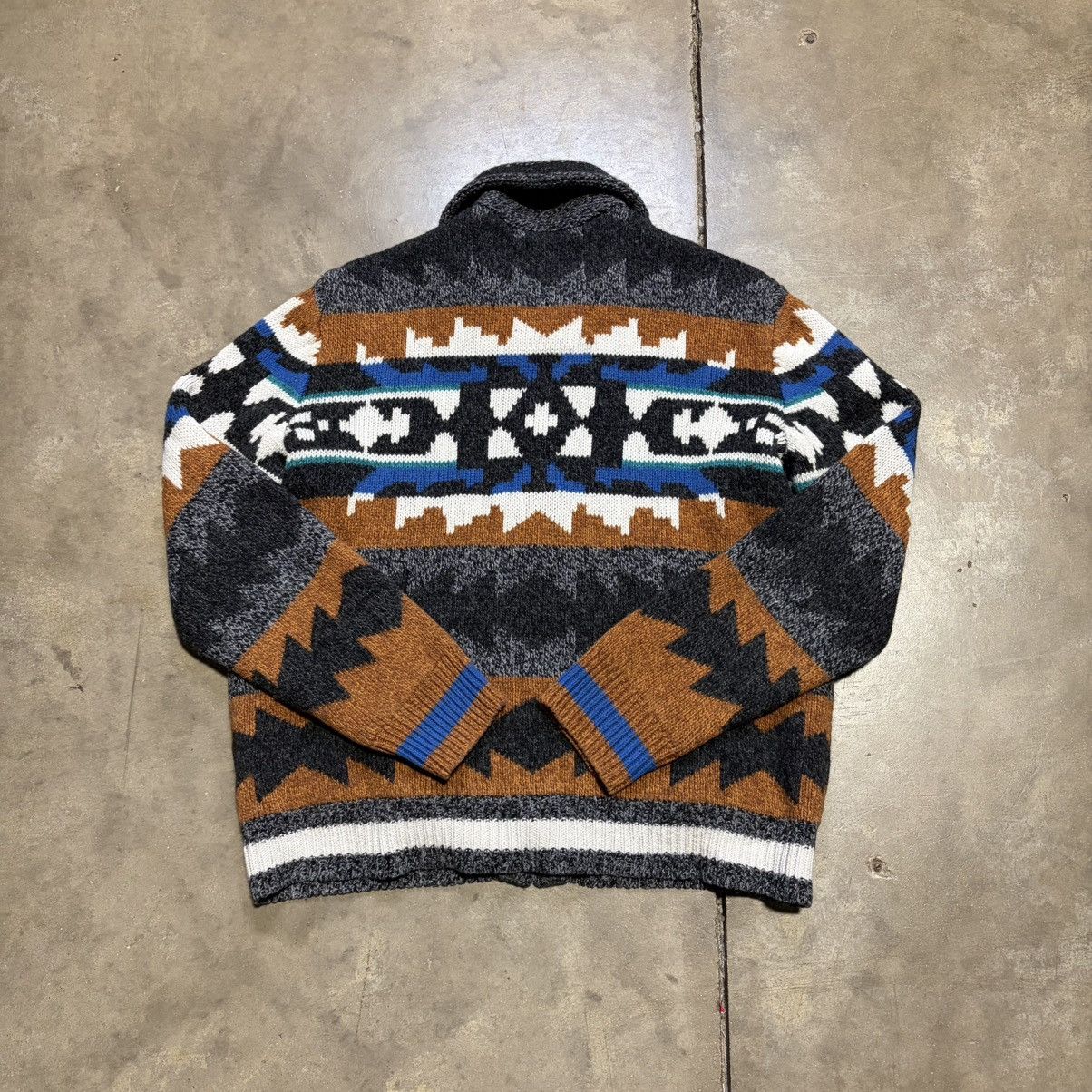 American Eagle Outfitters Vintage American Eagle Sweater Cardigan Zip Western Cowichan Size US M / EU 48-50 / 2 - 6 Thumbnail