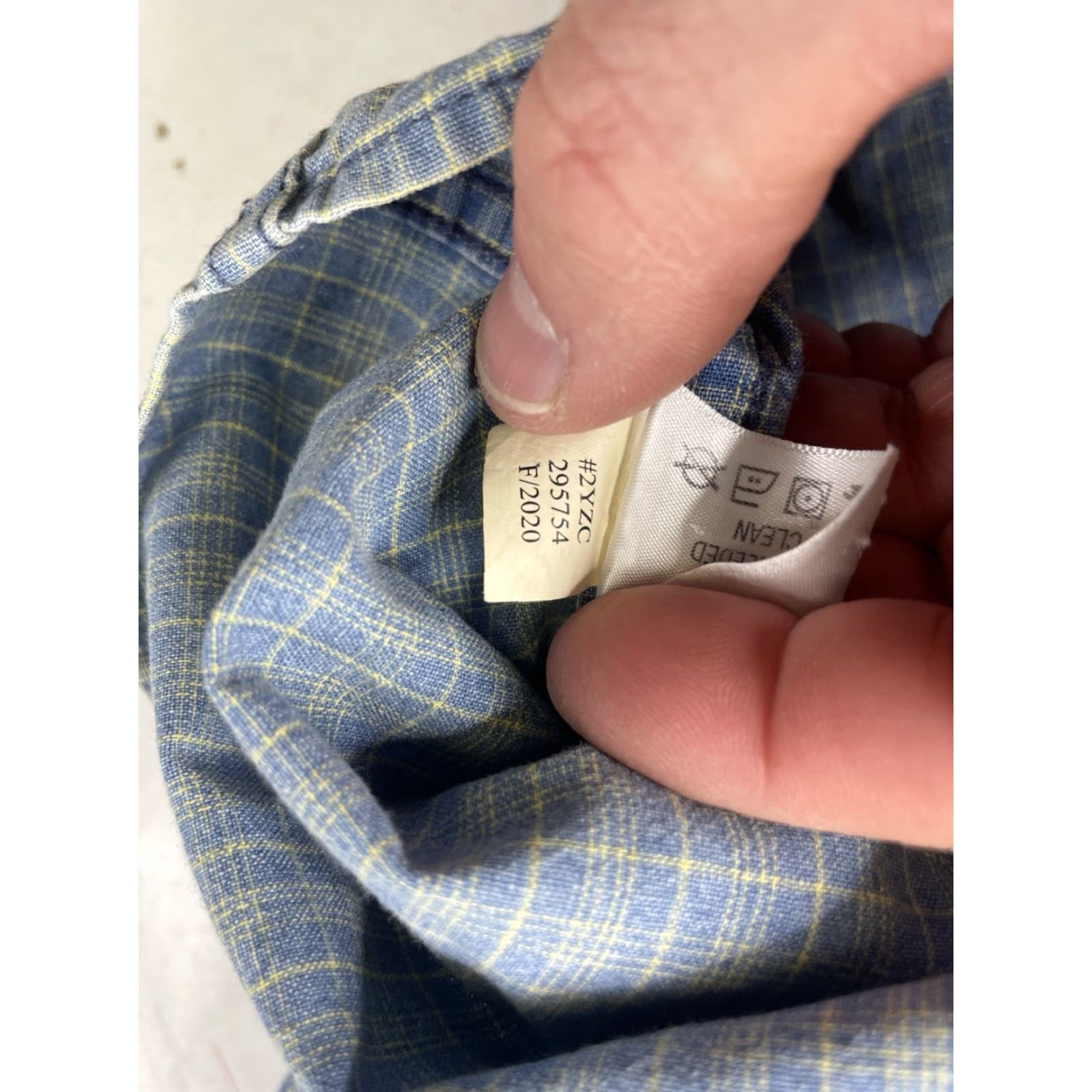 Orvis Orvis Mens Shirt Performance Plaid Blue Button-Up Size US XL / EU 56 / 4 - 7 Thumbnail