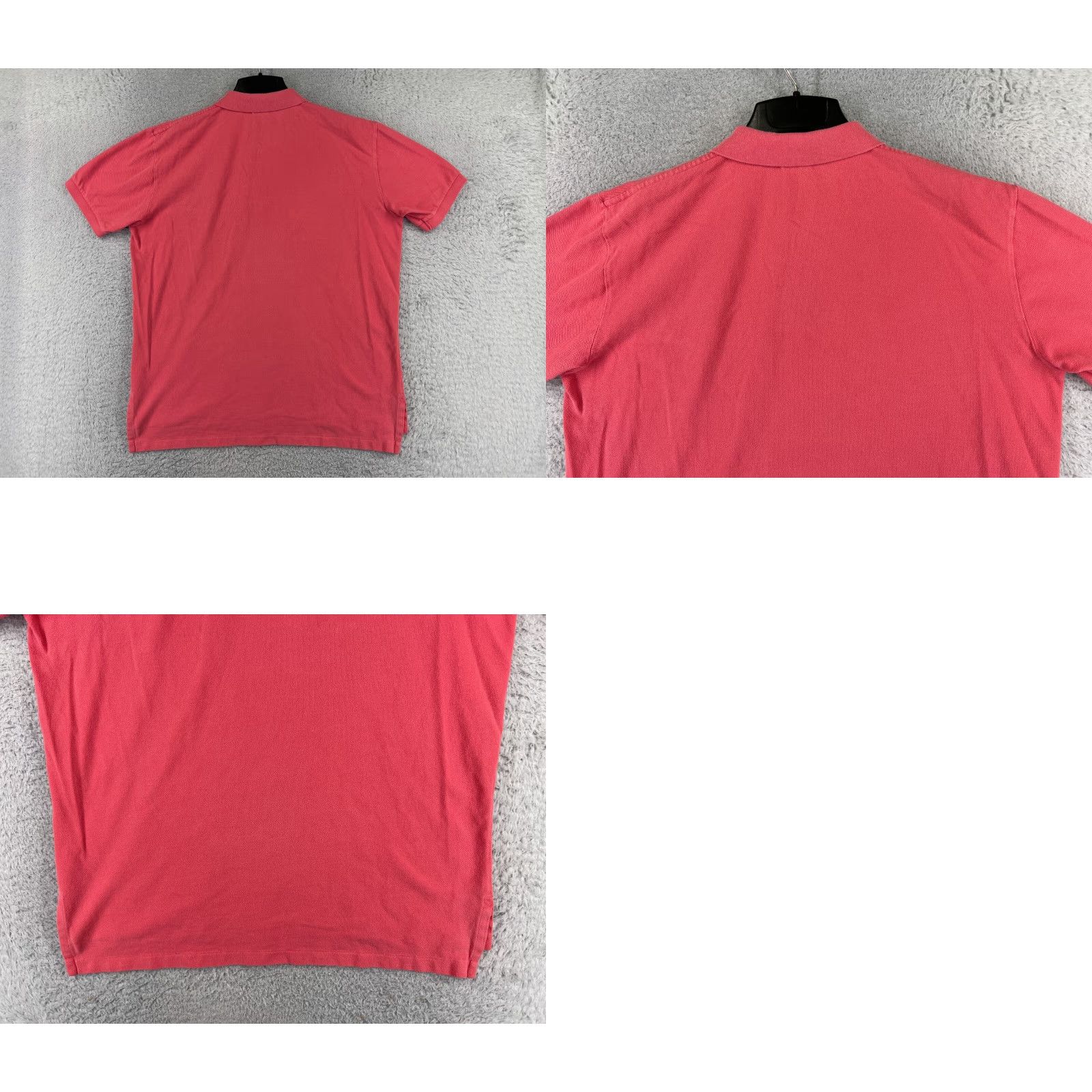 Ralph Lauren VINTAGE Ralph Lauren Polo Shirt Adult L Pink 100% Cotton Short Sleeve USA Size US L / EU 52-54 / 3 - 9 Thumbnail