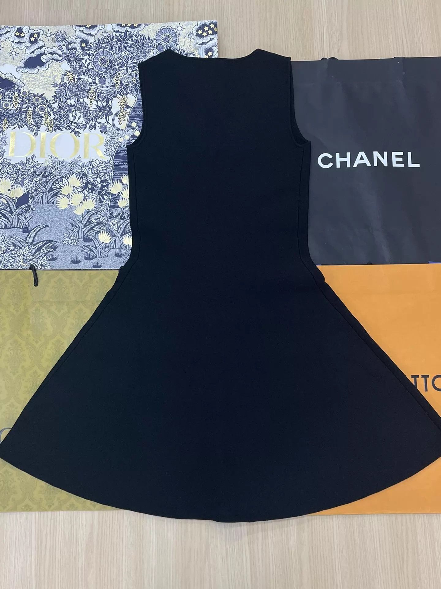 Dior Dior 26 SS Sleeveless Black Classic Dress 36 NWT Size XS / US 0-2 / IT 36-38 - 3 Thumbnail
