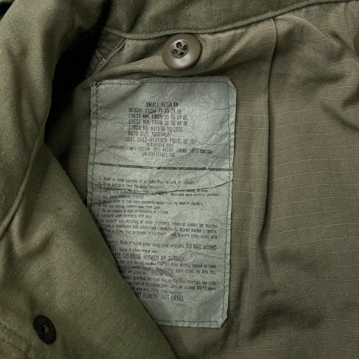 Vintage Vintage military field jacket Size US S / EU 44-46 / 1 - 5 Thumbnail