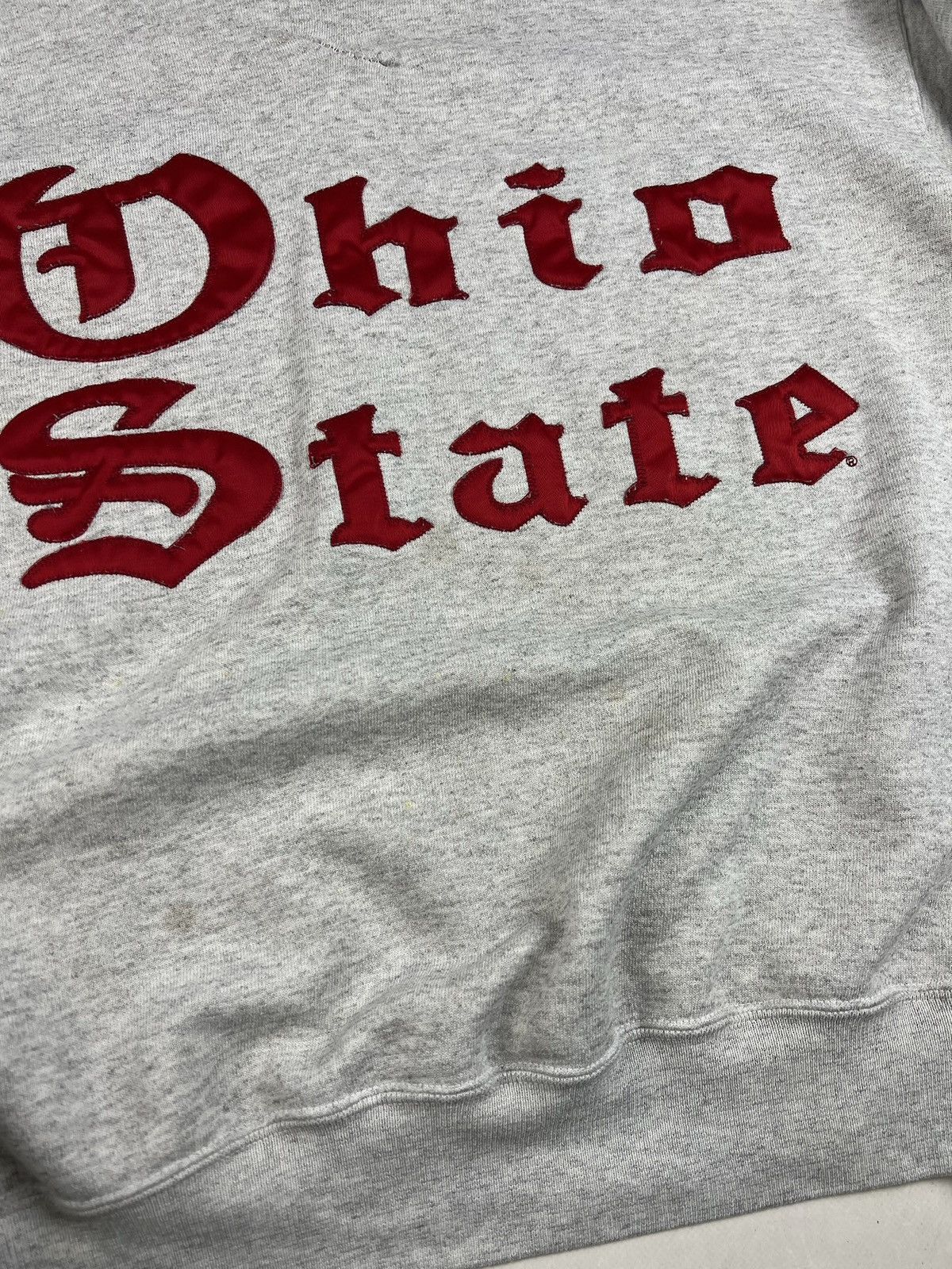 Champion × Vintage Vintage 90's Champion Reverse Weave Ohio State Grey Crewneck Size US M / EU 48-50 / 2 - 5 Thumbnail