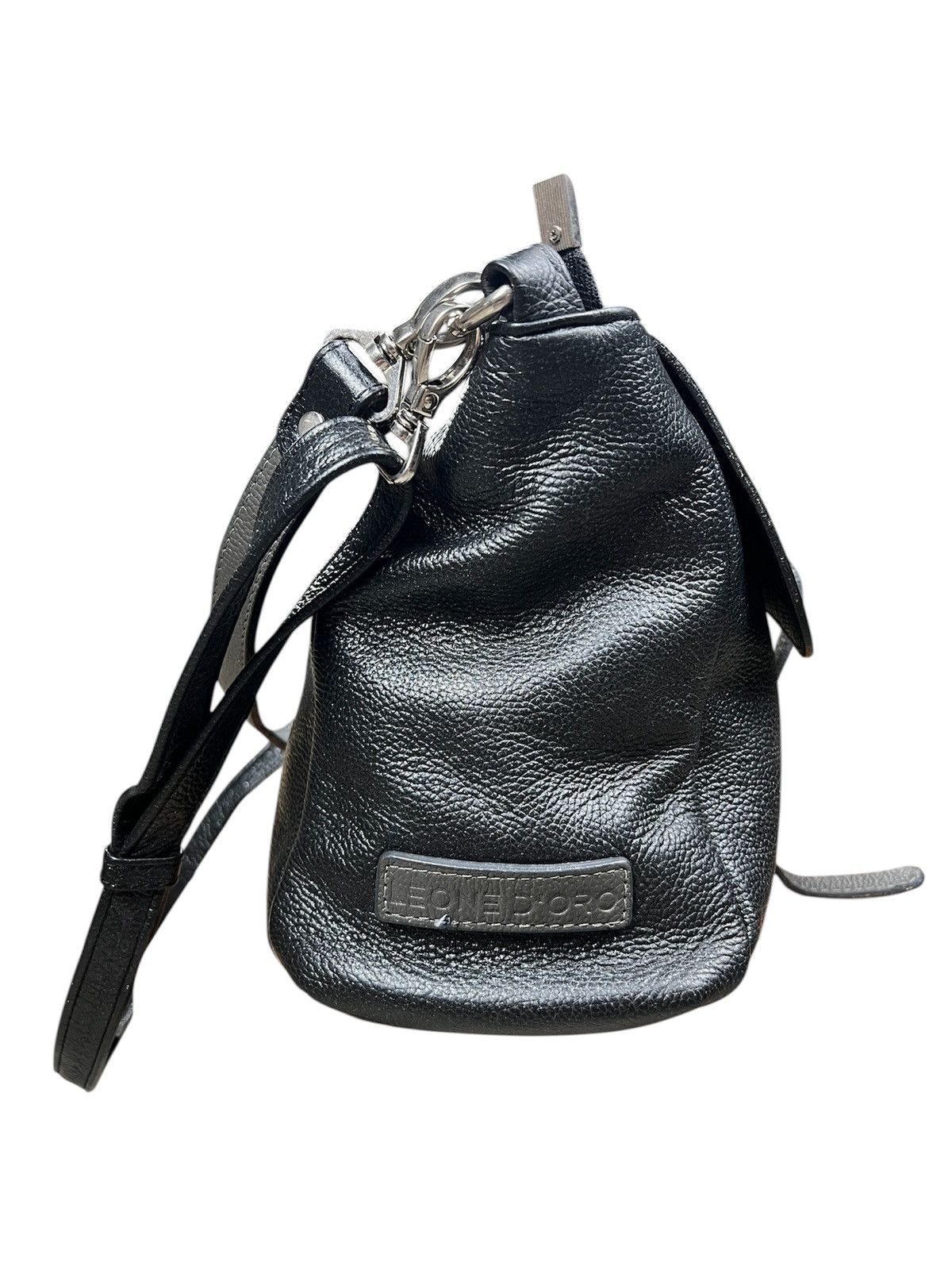 Other Leone d'Oro Italian Leather Bag Crossbody with Two Straps Size ONE SIZE - 4 Thumbnail
