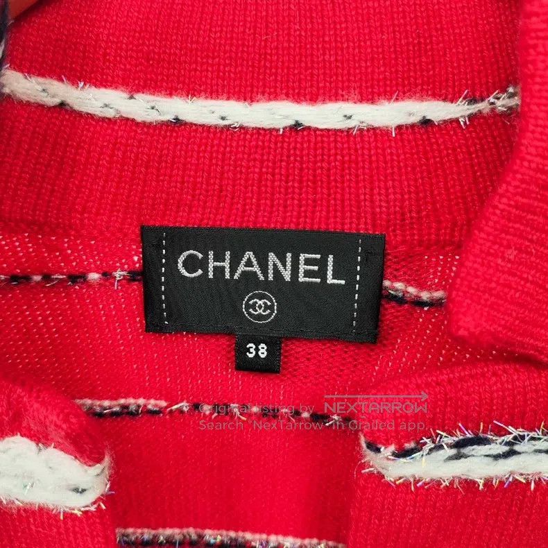 Chanel Chanel Roof series red striped cardigan coat Size XS / US 0-2 / IT 36-38 - 4 Thumbnail