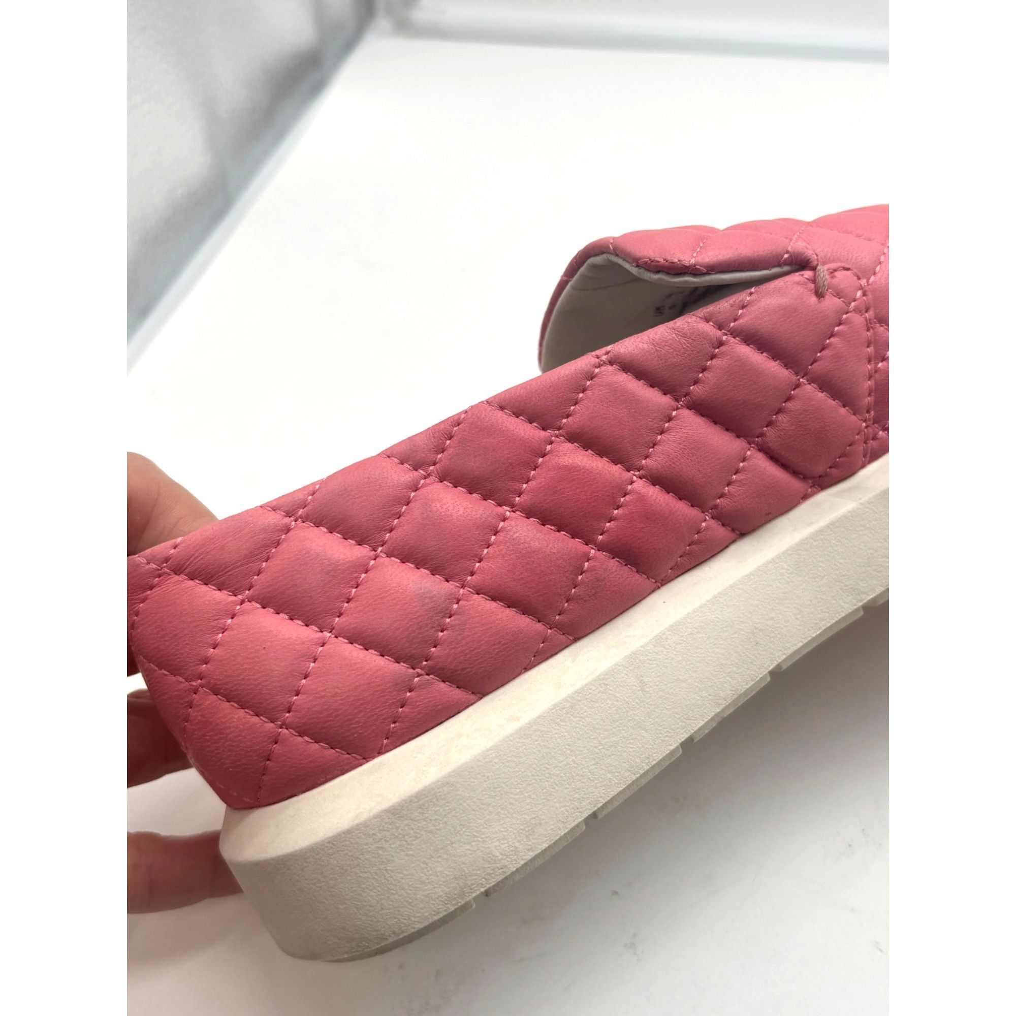 Franco Sarto Franco Sarto Prato 3 Slip On Platform Quilted Leather Sneak Size US 8 / IT 38 - 5 Thumbnail