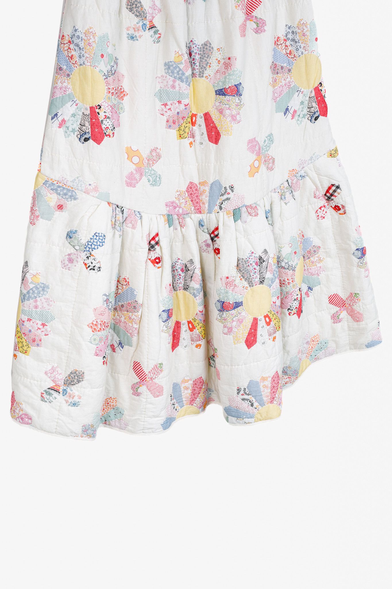 Sea New York Sea New York Linden Quilted Patchwork Midi Skirt Size 27" / US 4 / IT 40 - 6 Thumbnail
