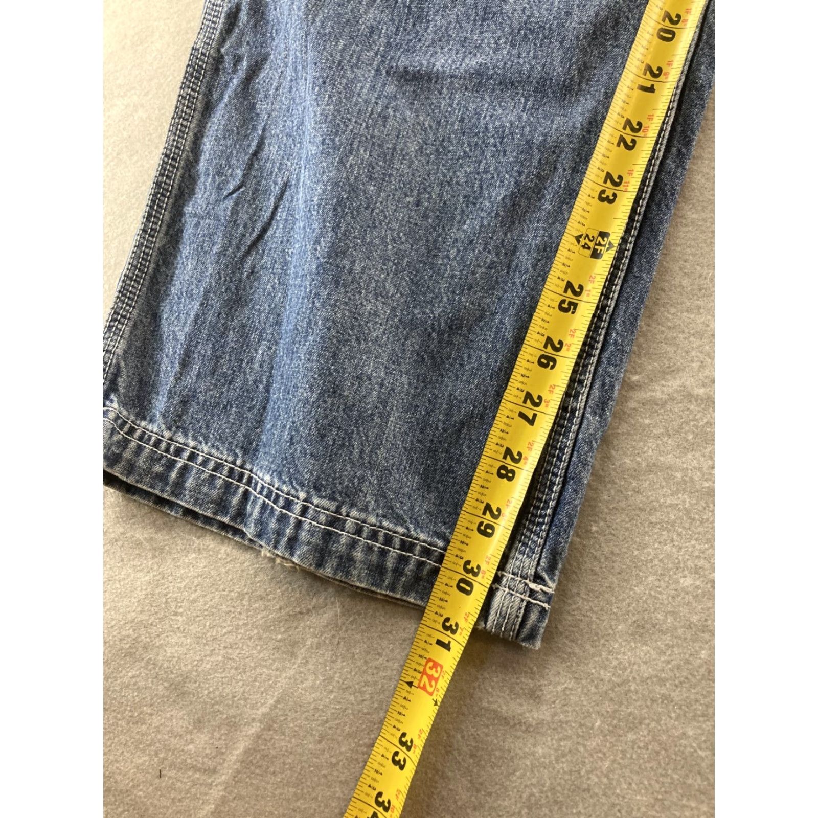 Tommy Hilfiger Vintage Tommy Hilfiger Women's Blue Denim High-Rise Wide Leg Jeans 90s Y2K Hip Hop Size 30" / US 8 / IT 44 - 6 Thumbnail