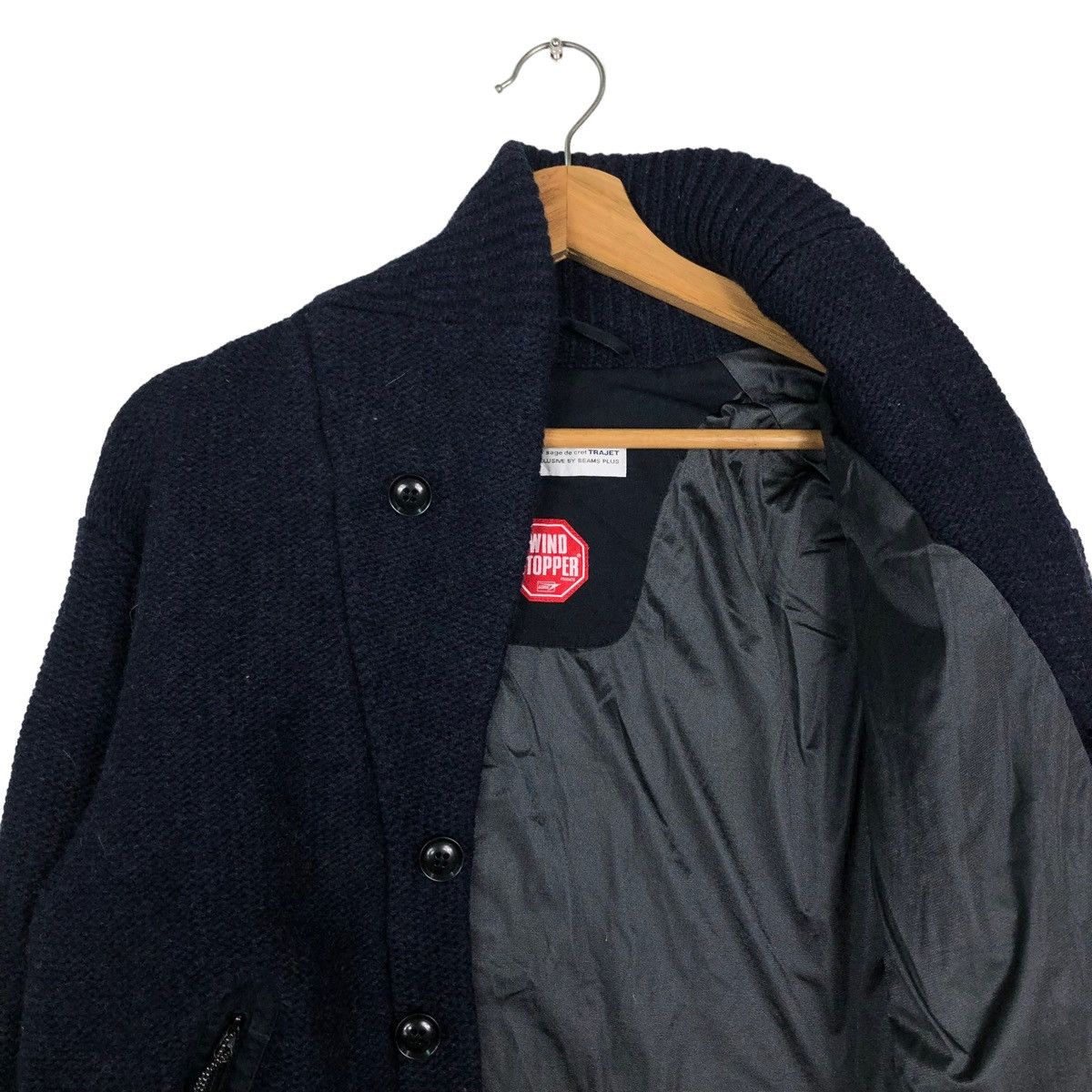 Beams Plus 🔥Vtg Wind Stopper Beams Plus Modele Depose Bomber Jacket Size US S / EU 44-46 / 1 - 10 Thumbnail